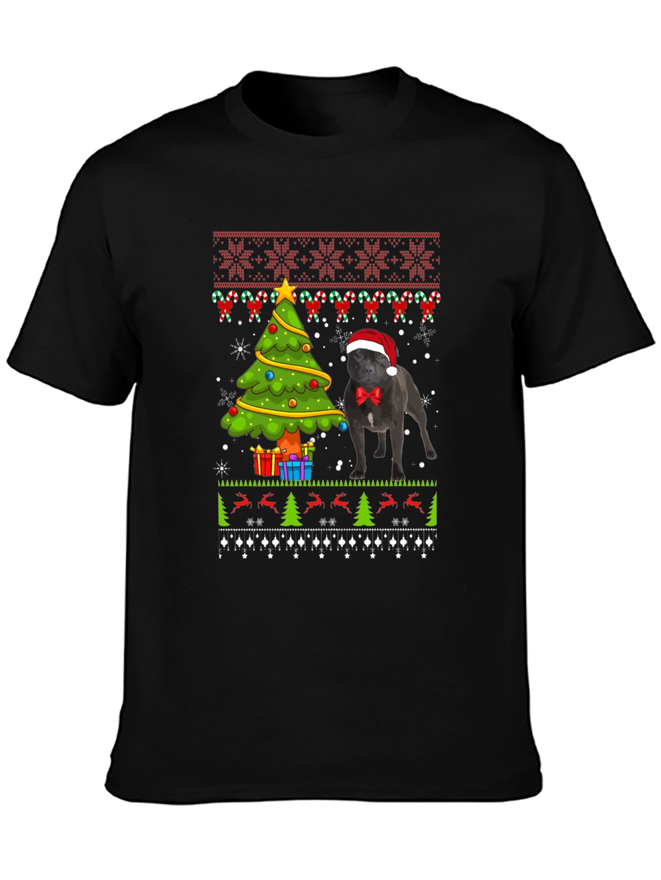 Ugly Christmas Dog T-Shirt