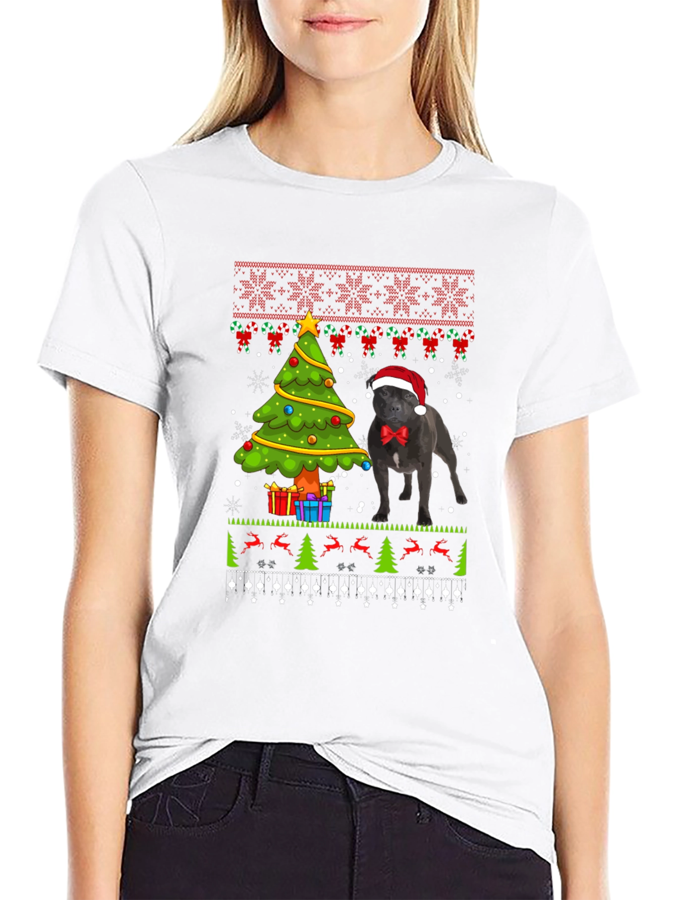 Ugly Christmas Dog T-Shirt