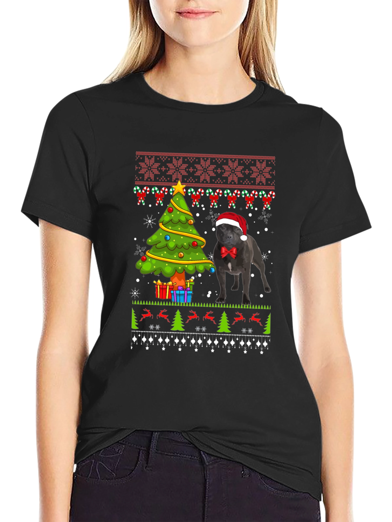 Ugly Christmas Dog T-Shirt