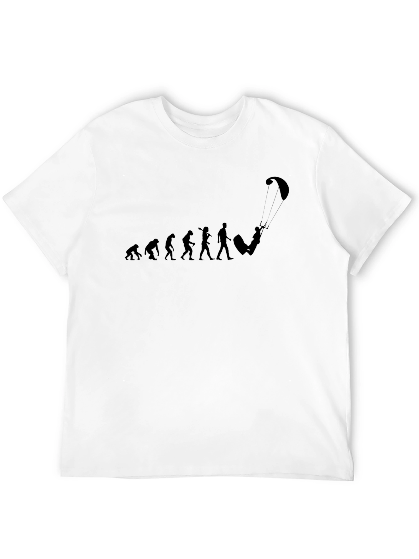 Evolution Kiteboarding T-Shirt - Black Graphic Tee