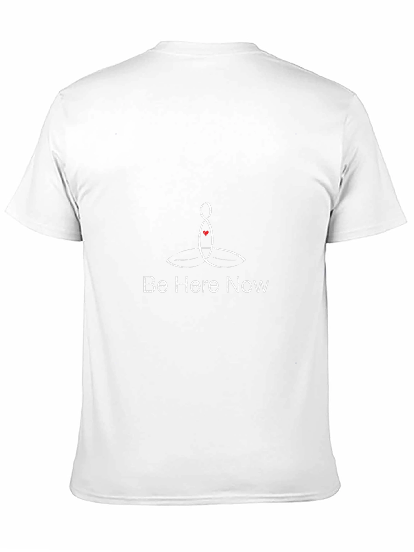 Be Here Now Yoga Meditation Graphic T-Shirt