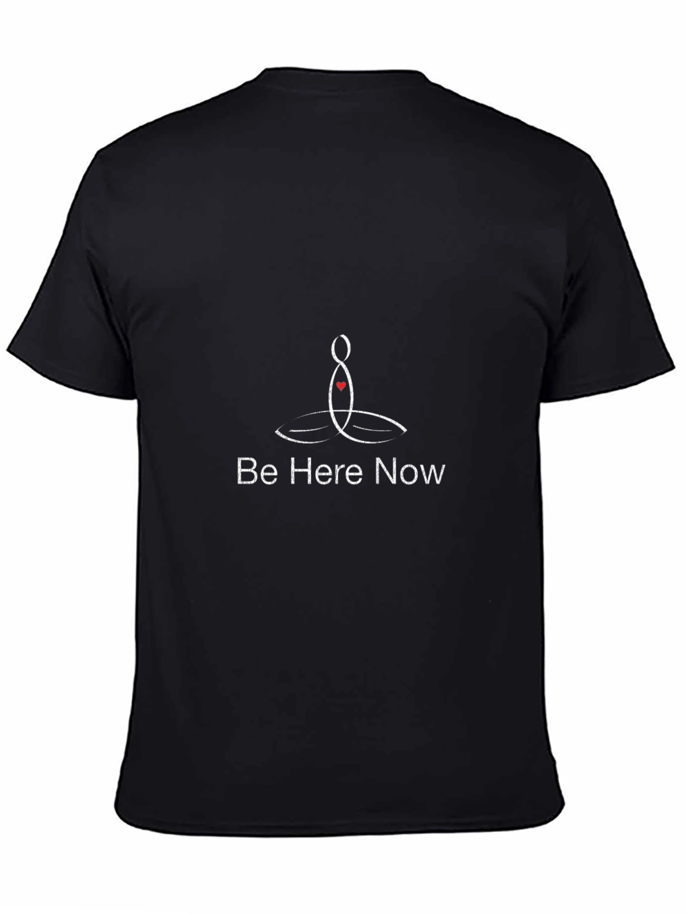Be Here Now Yoga Meditation Graphic T-Shirt