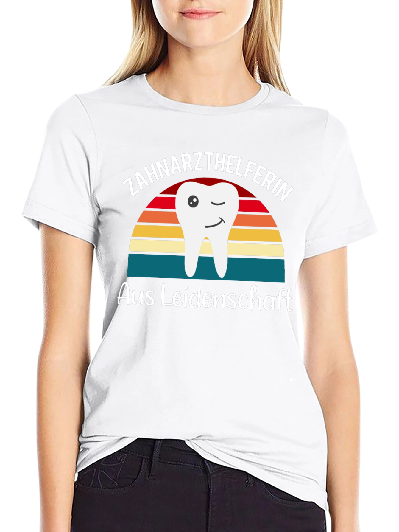 Zahnarzthelferin Aus Leidenschaft Dentist T-Shirt