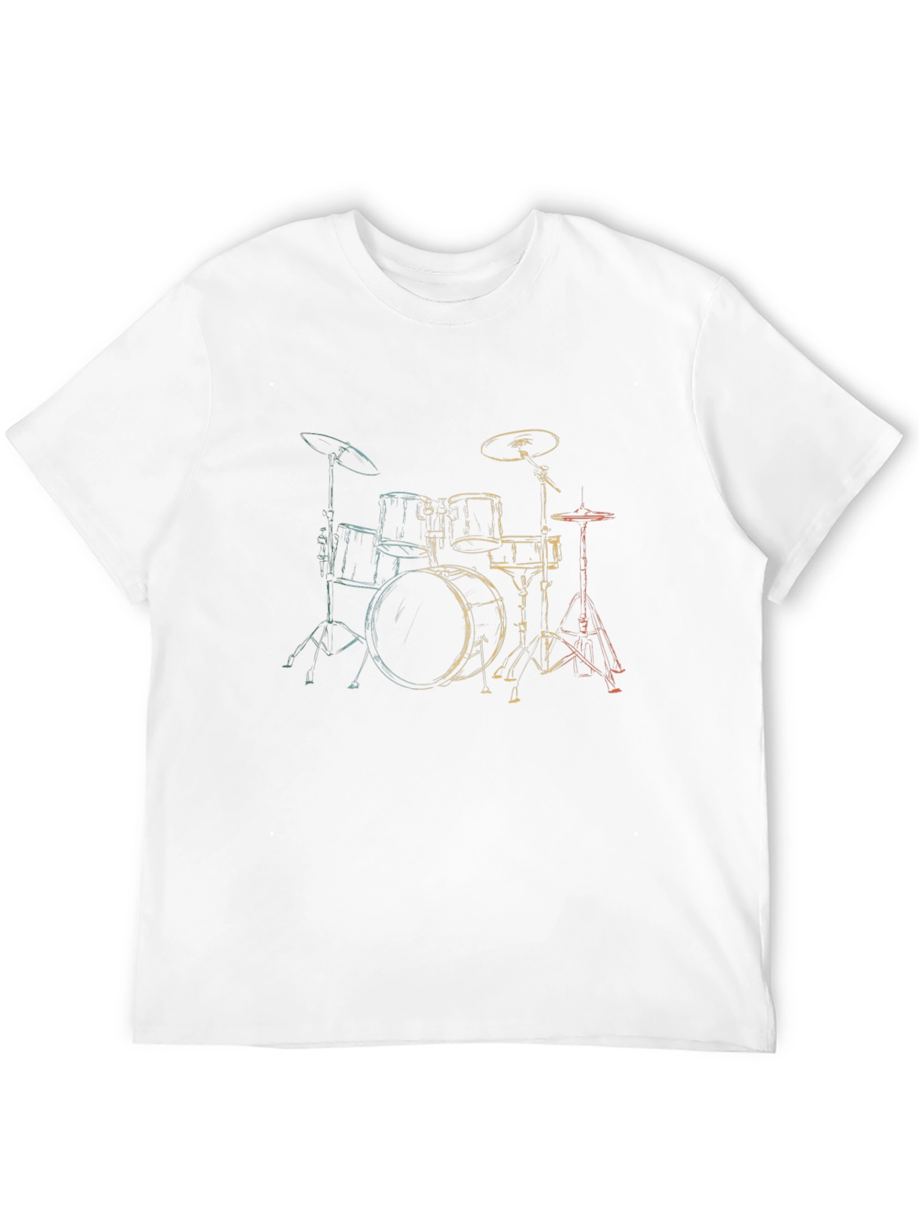 Drum Set Graphic Tee - Musician Apparel