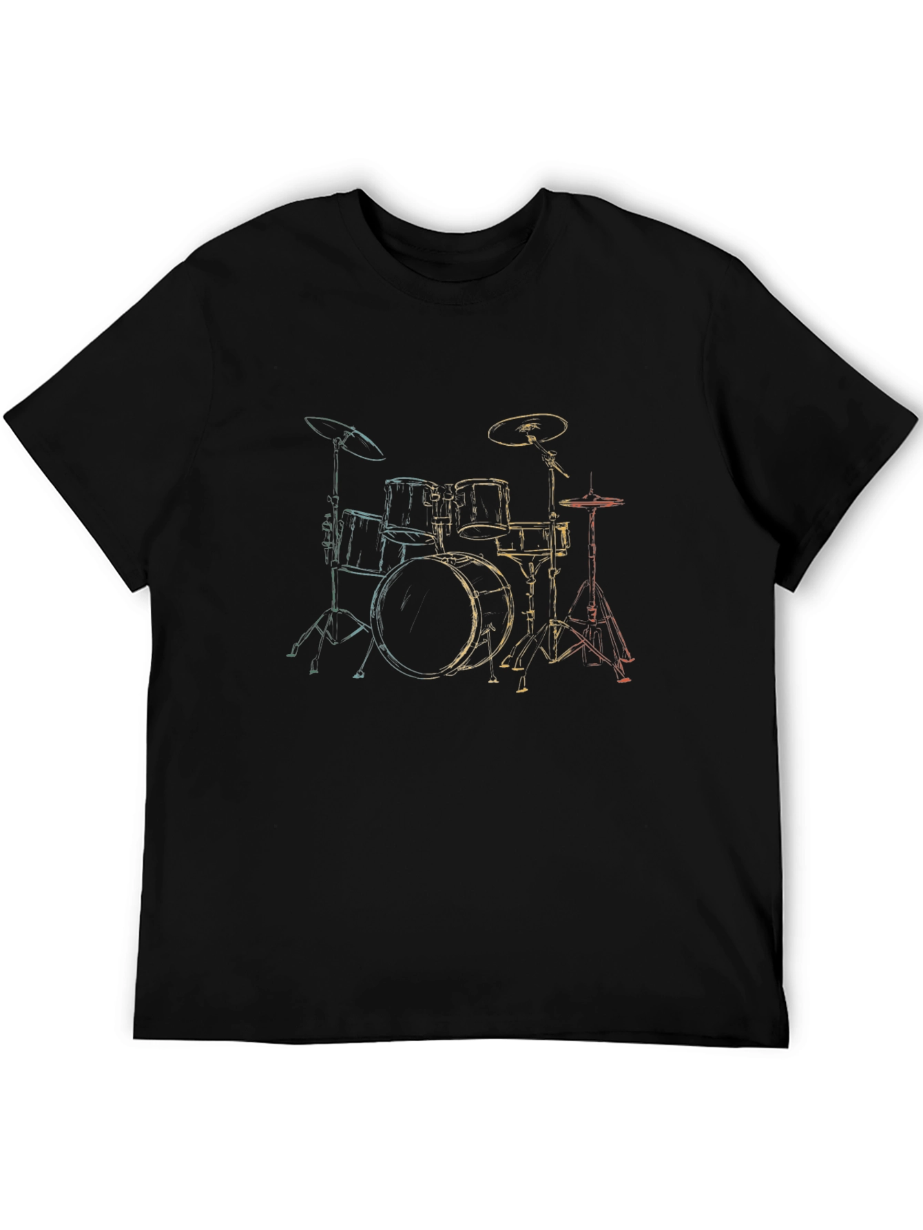 Drum Set Graphic Tee - Musician Apparel