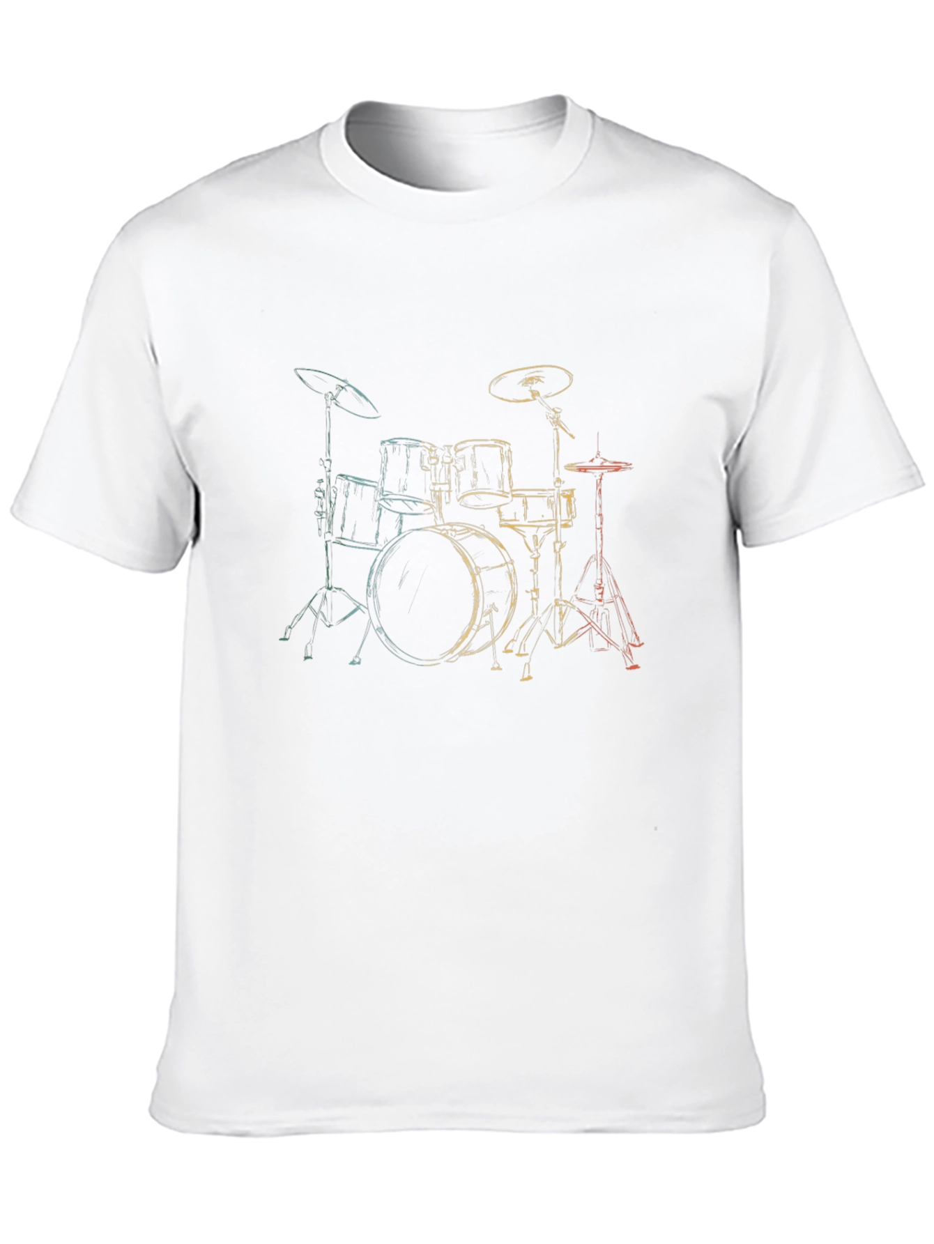 Drum Set Graphic Tee - Musician Apparel