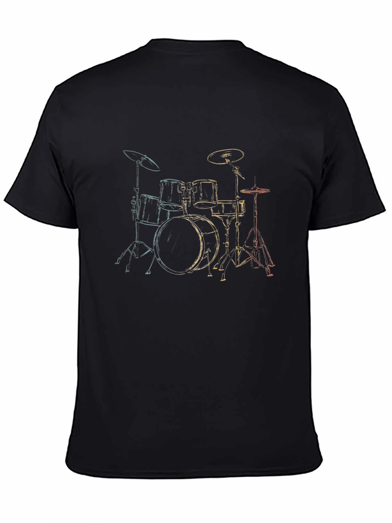 Drum Set Graphic Tee - Musician Apparel