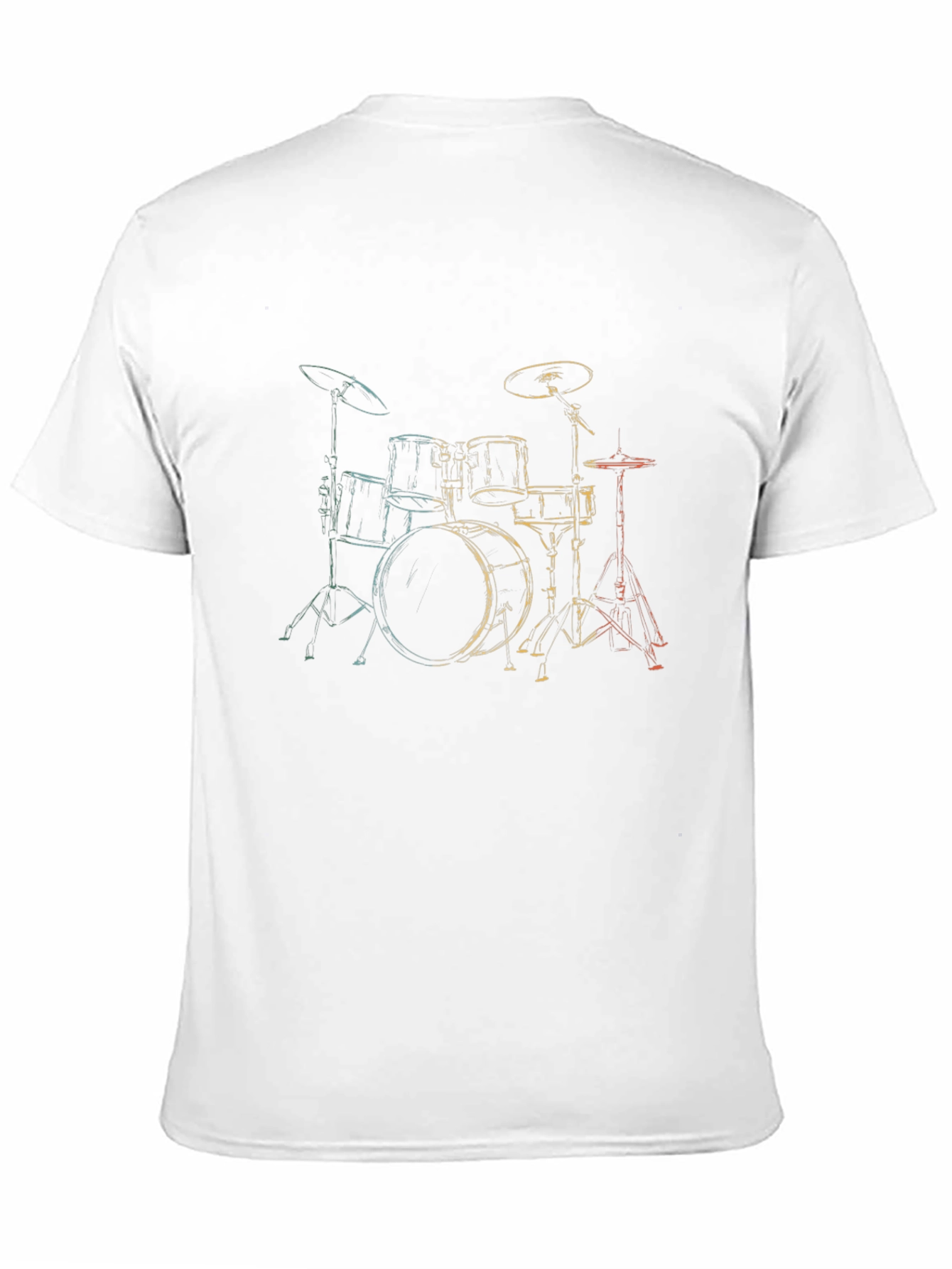 Drum Set Graphic Tee - Musician Apparel