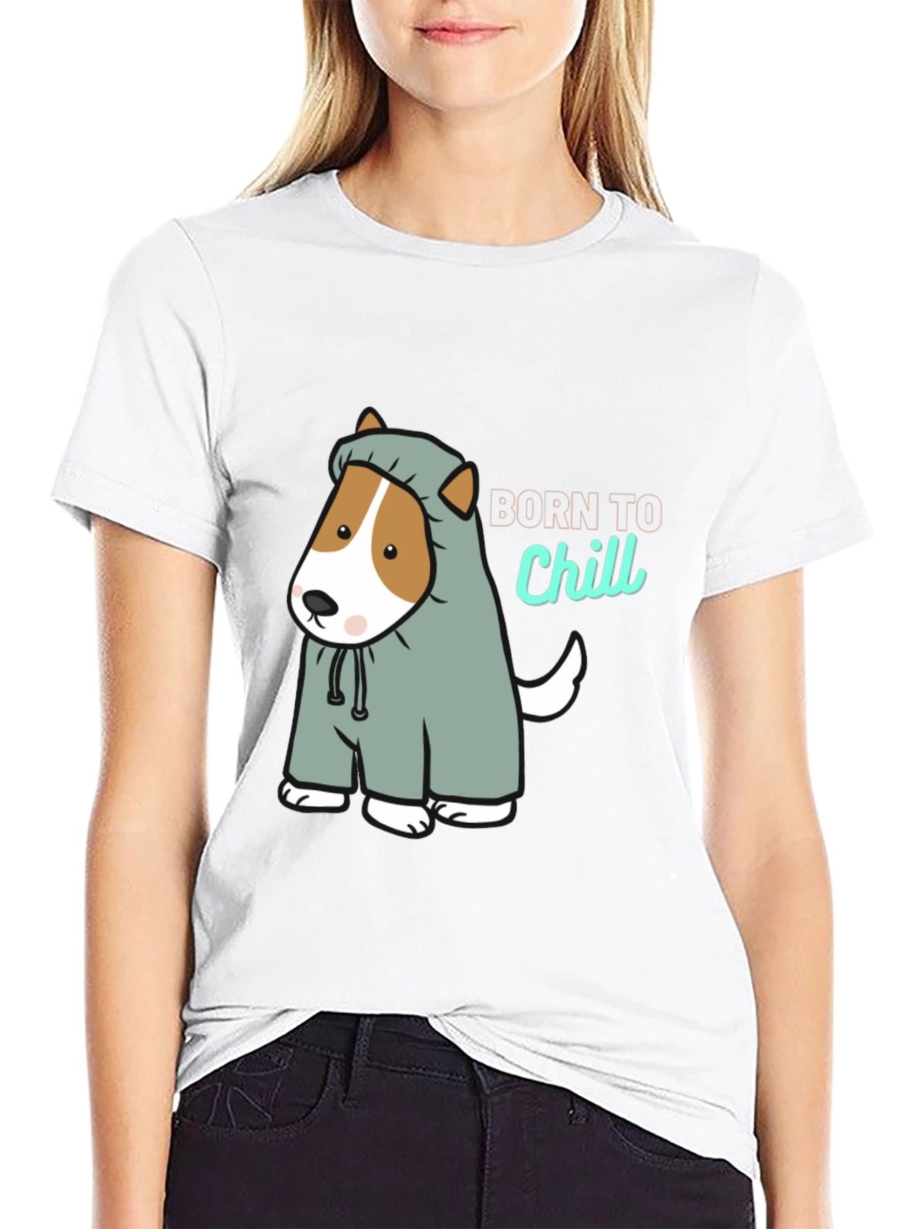 Born to Chill Dog T-Shirt