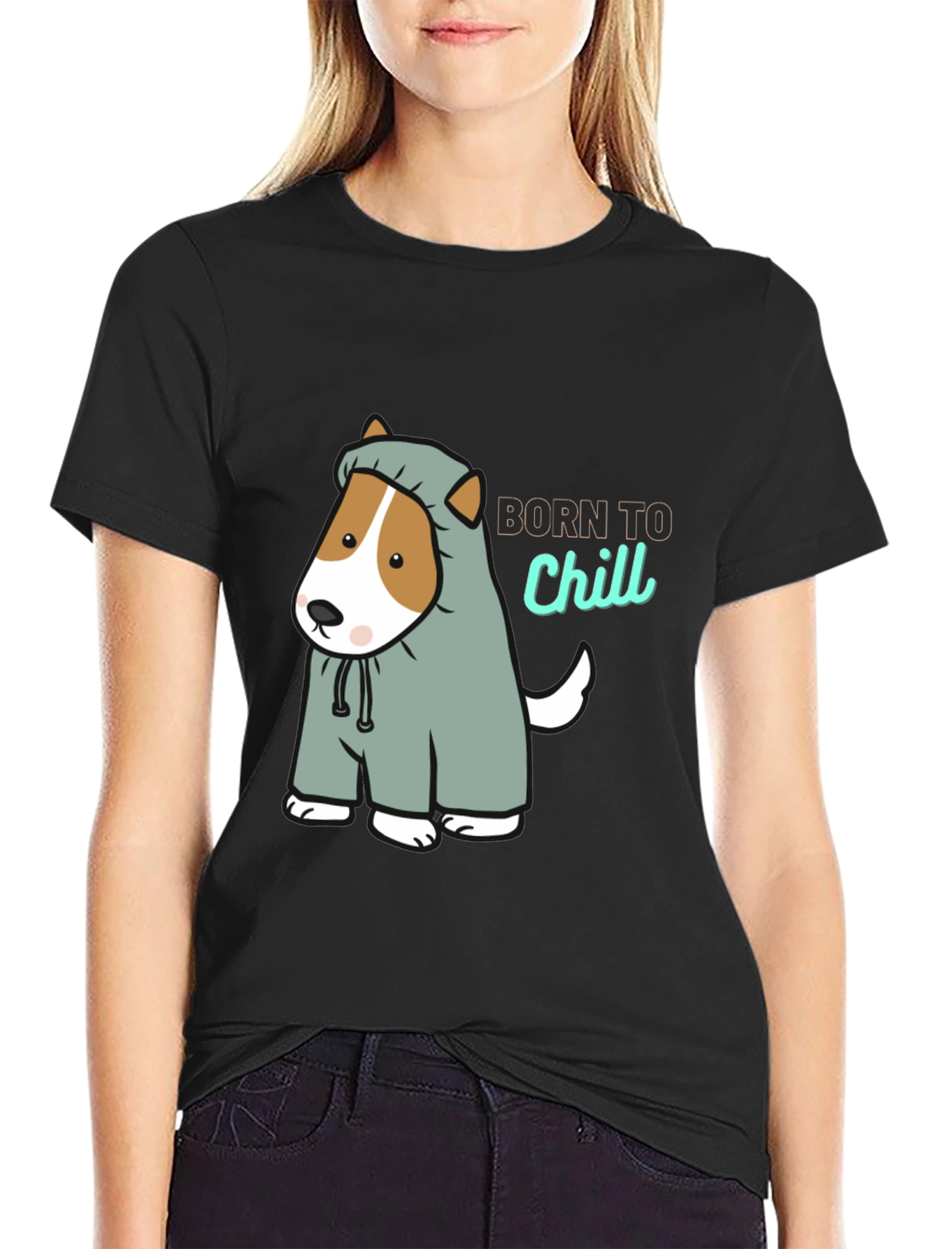 Born to Chill Dog T-Shirt