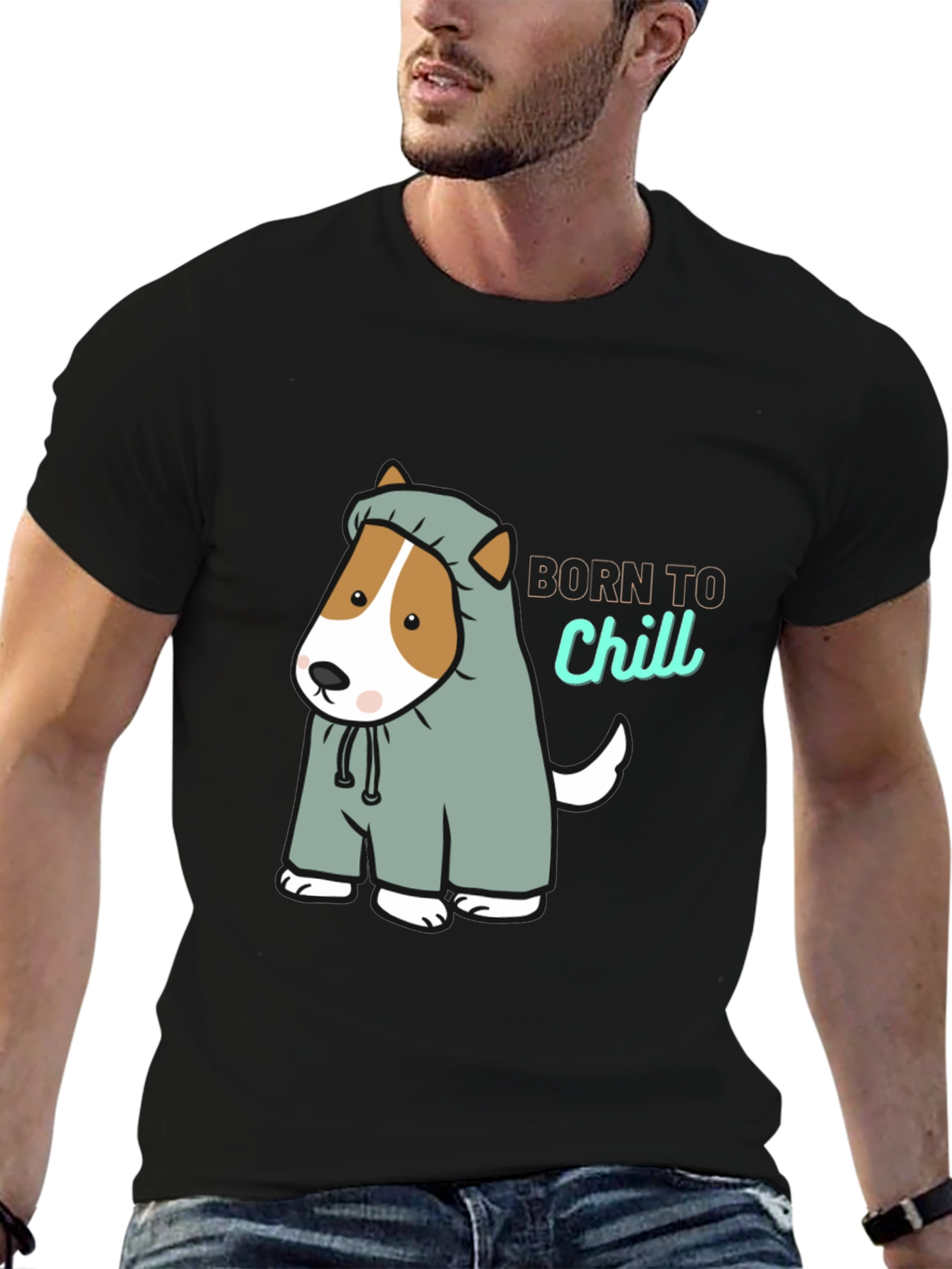 Born to Chill Dog T-Shirt