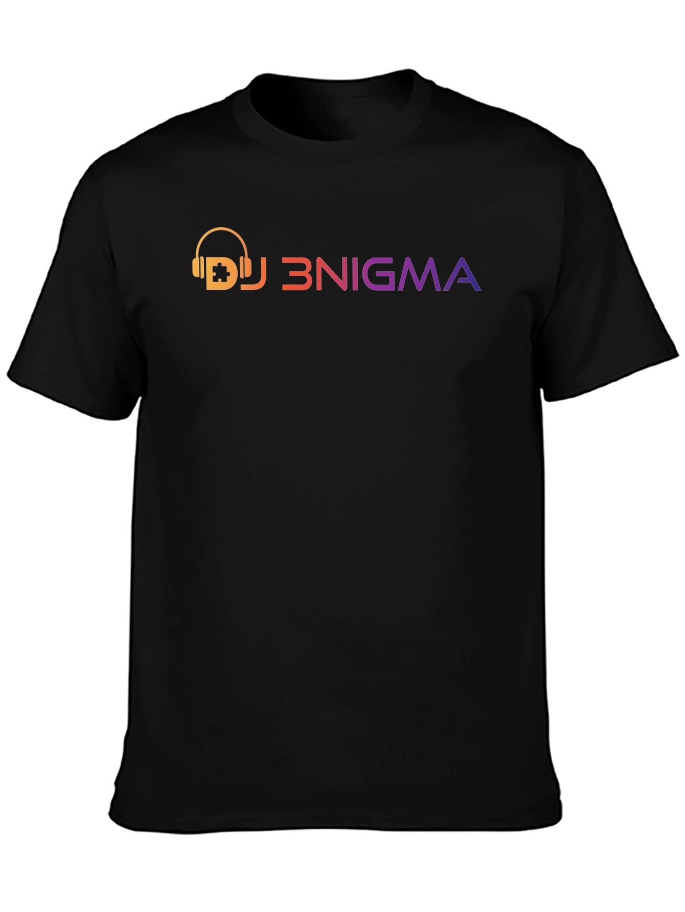 DJ 3NIGMA Graphic T-Shirt - Stylish Black Tee