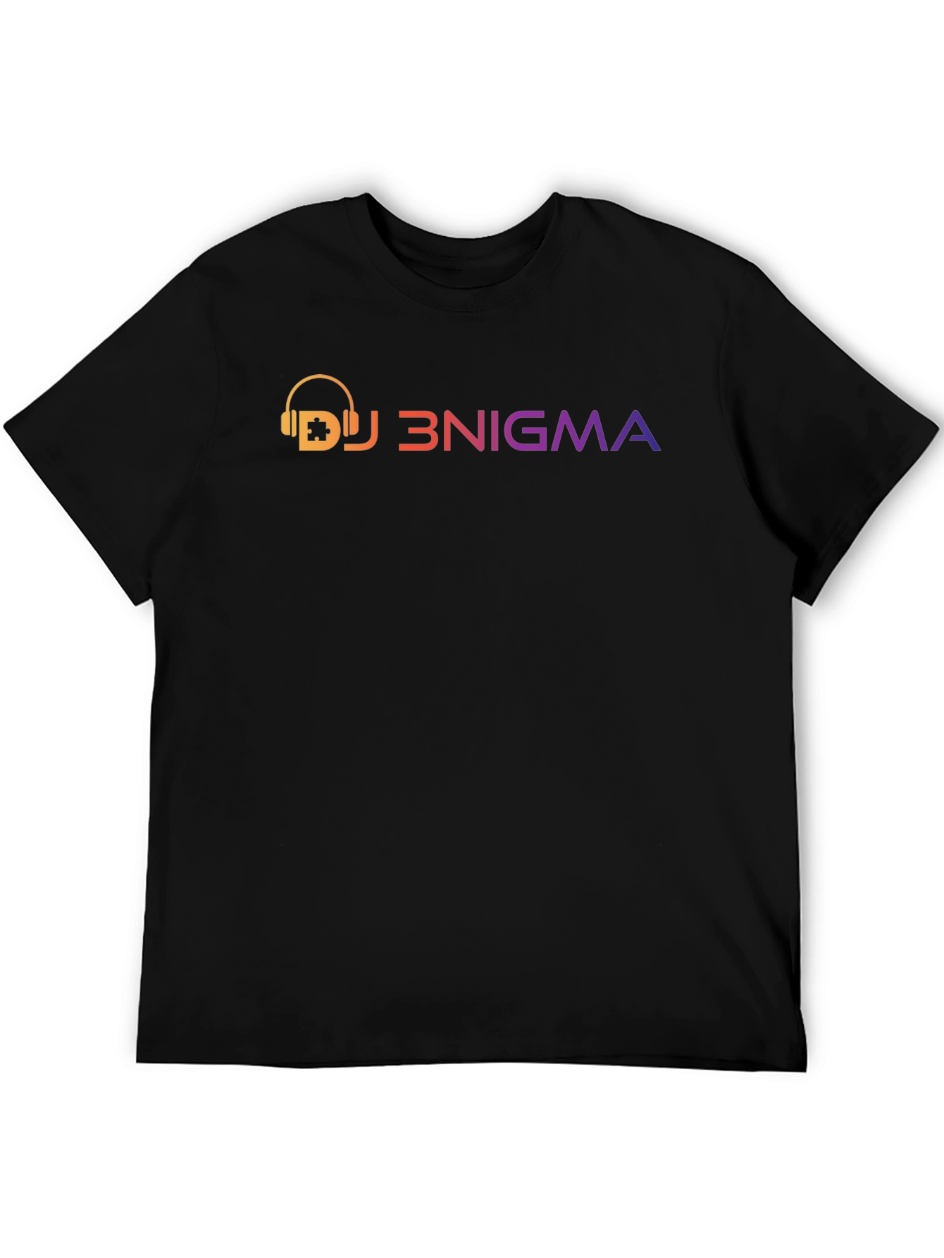 DJ 3NIGMA Graphic T-Shirt - Stylish Black Tee