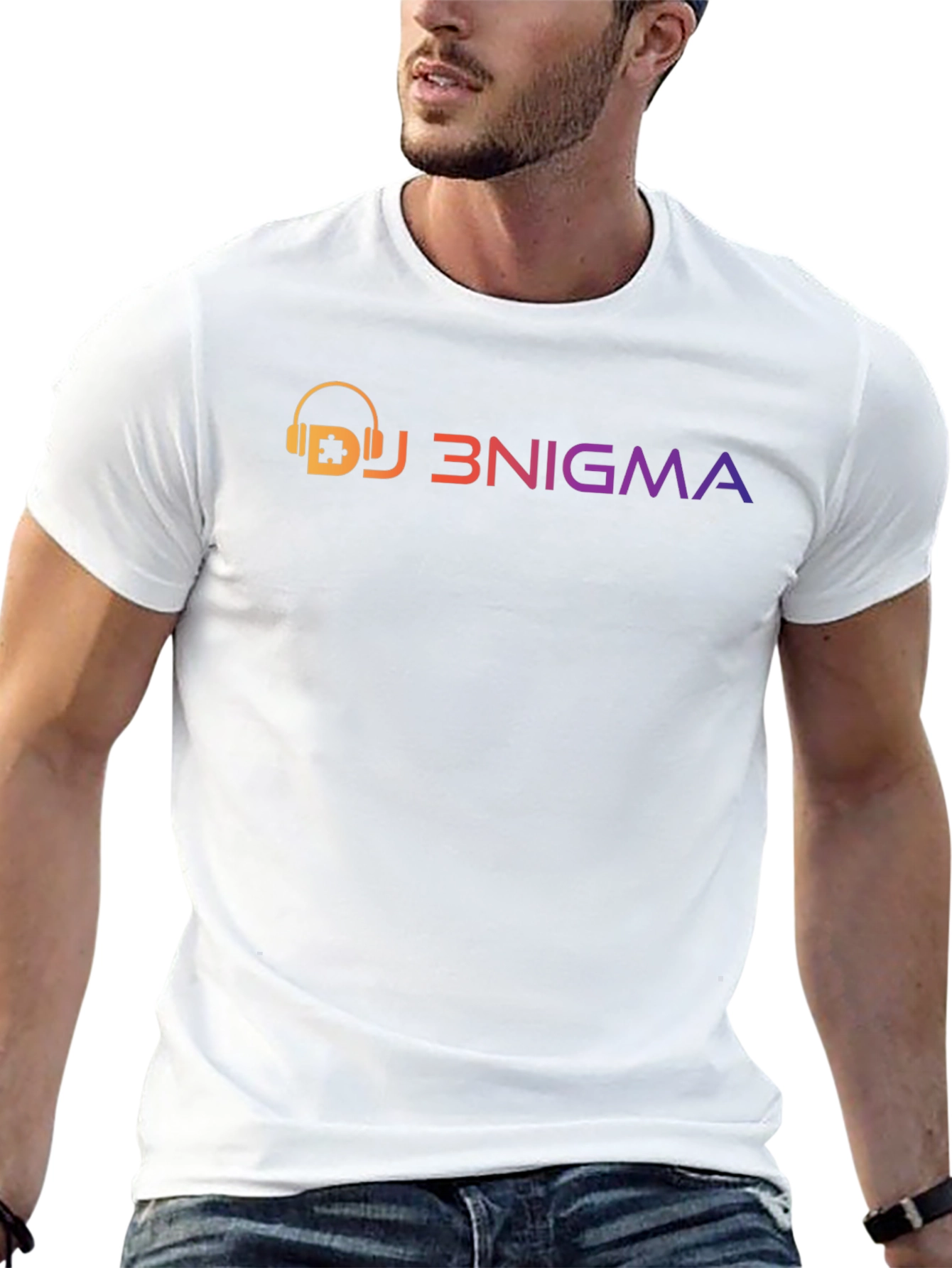 DJ 3NIGMA Graphic T-Shirt - Stylish Black Tee
