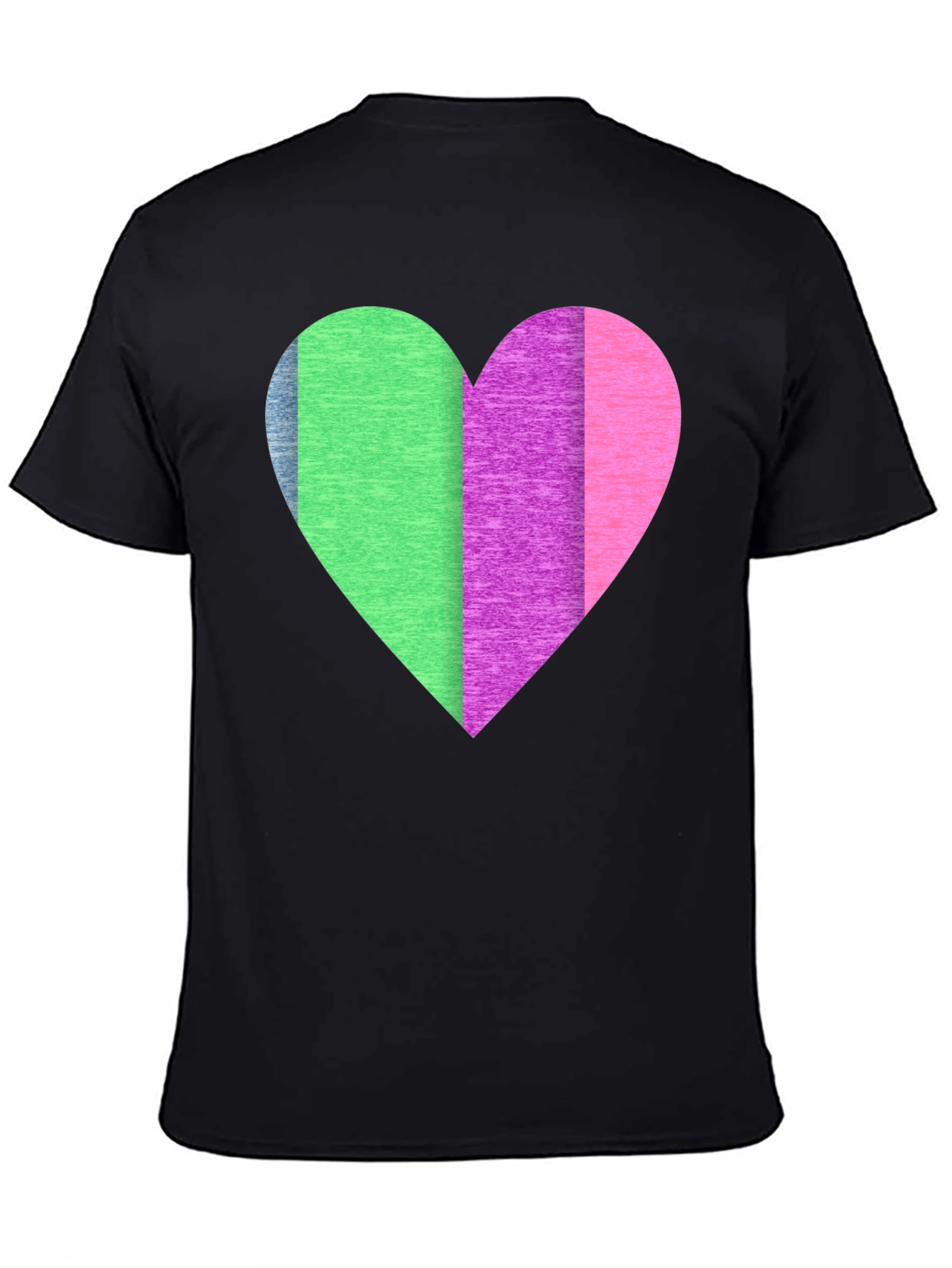 Colorful Heart Graphic T-Shirt