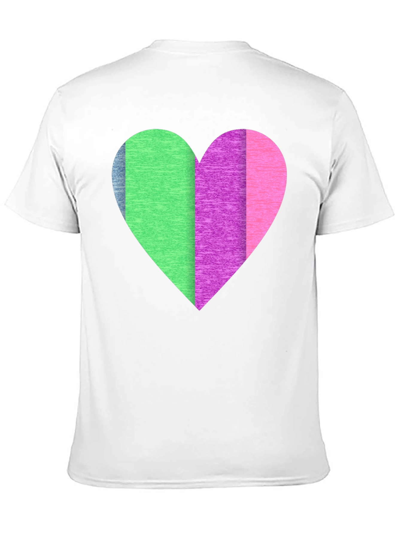 Colorful Heart Graphic T-Shirt
