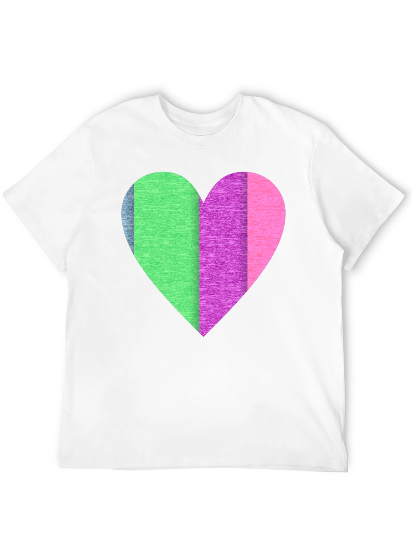 Colorful Heart Graphic T-Shirt