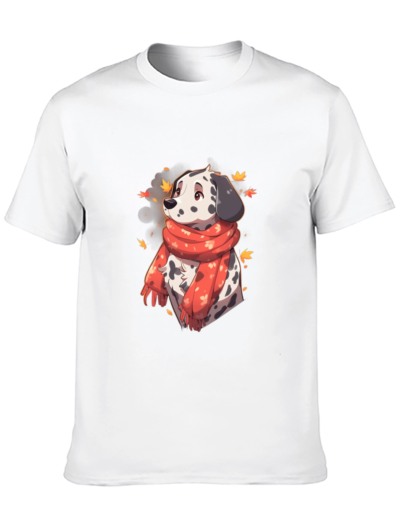 Dalmatian Scarf Graphic T-Shirt