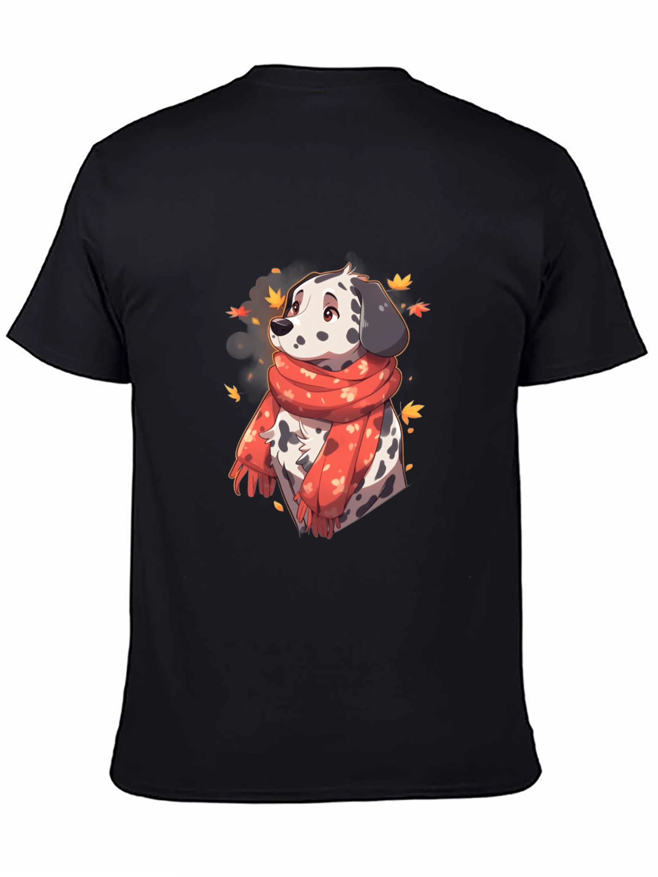 Dalmatian Scarf Graphic T-Shirt