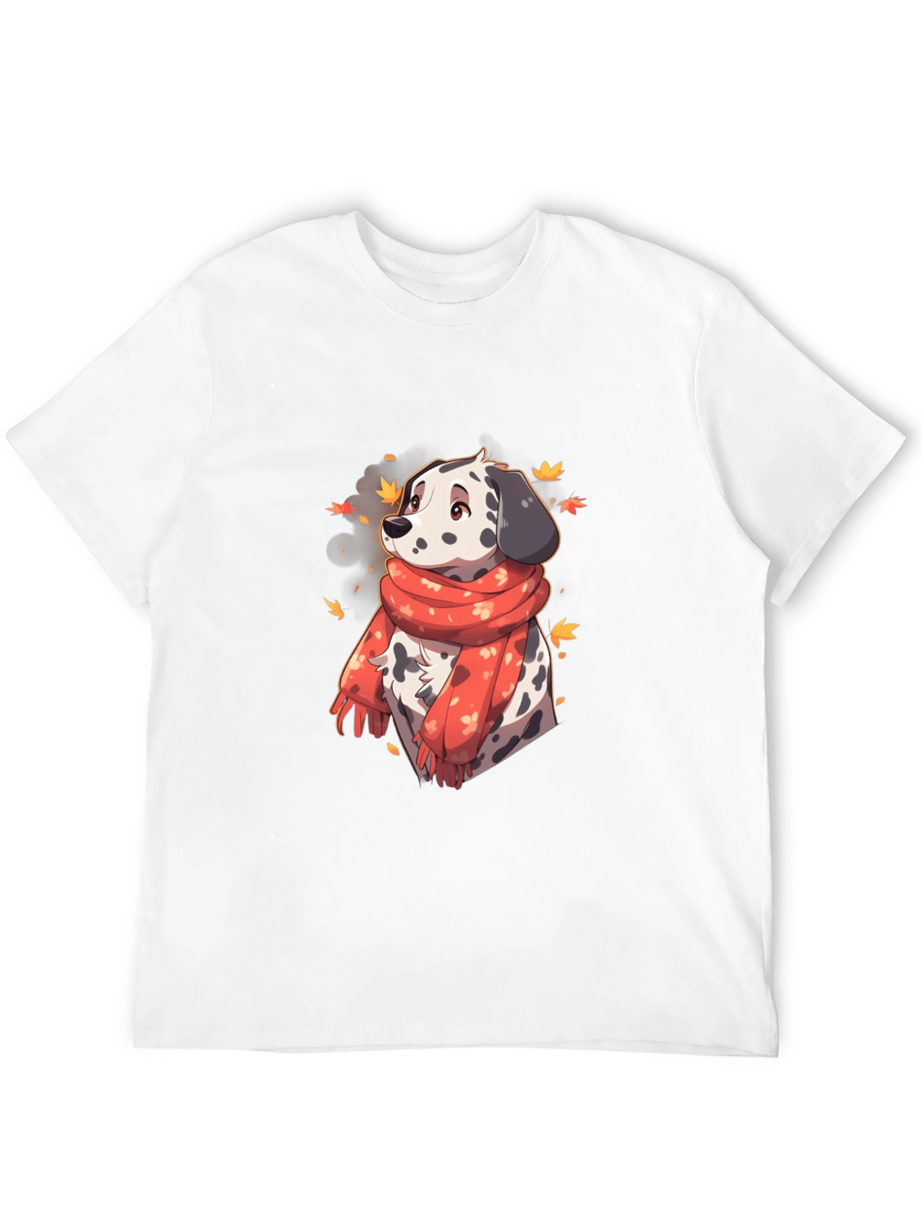Dalmatian Scarf Graphic T-Shirt