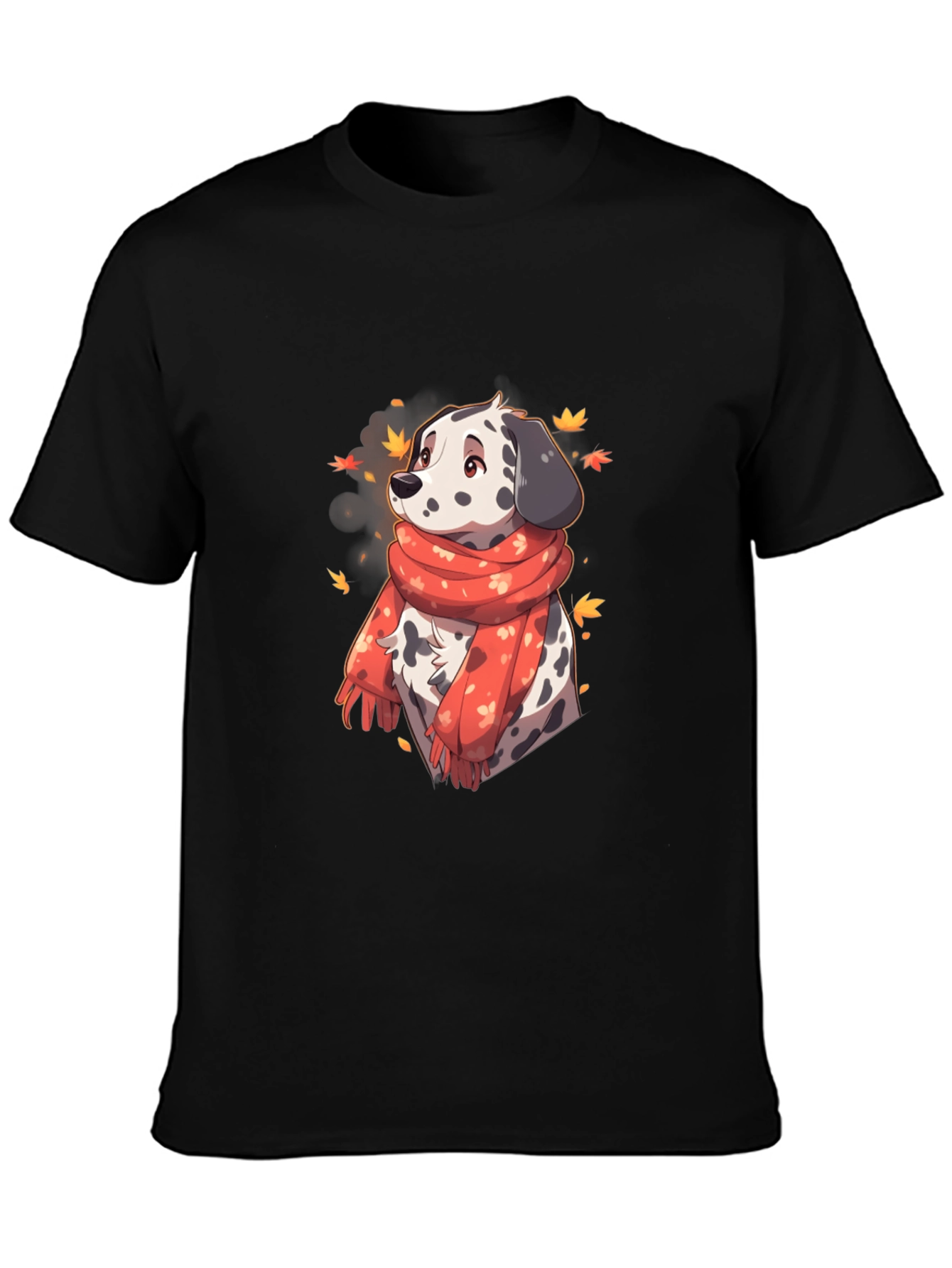 Dalmatian Scarf Graphic T-Shirt