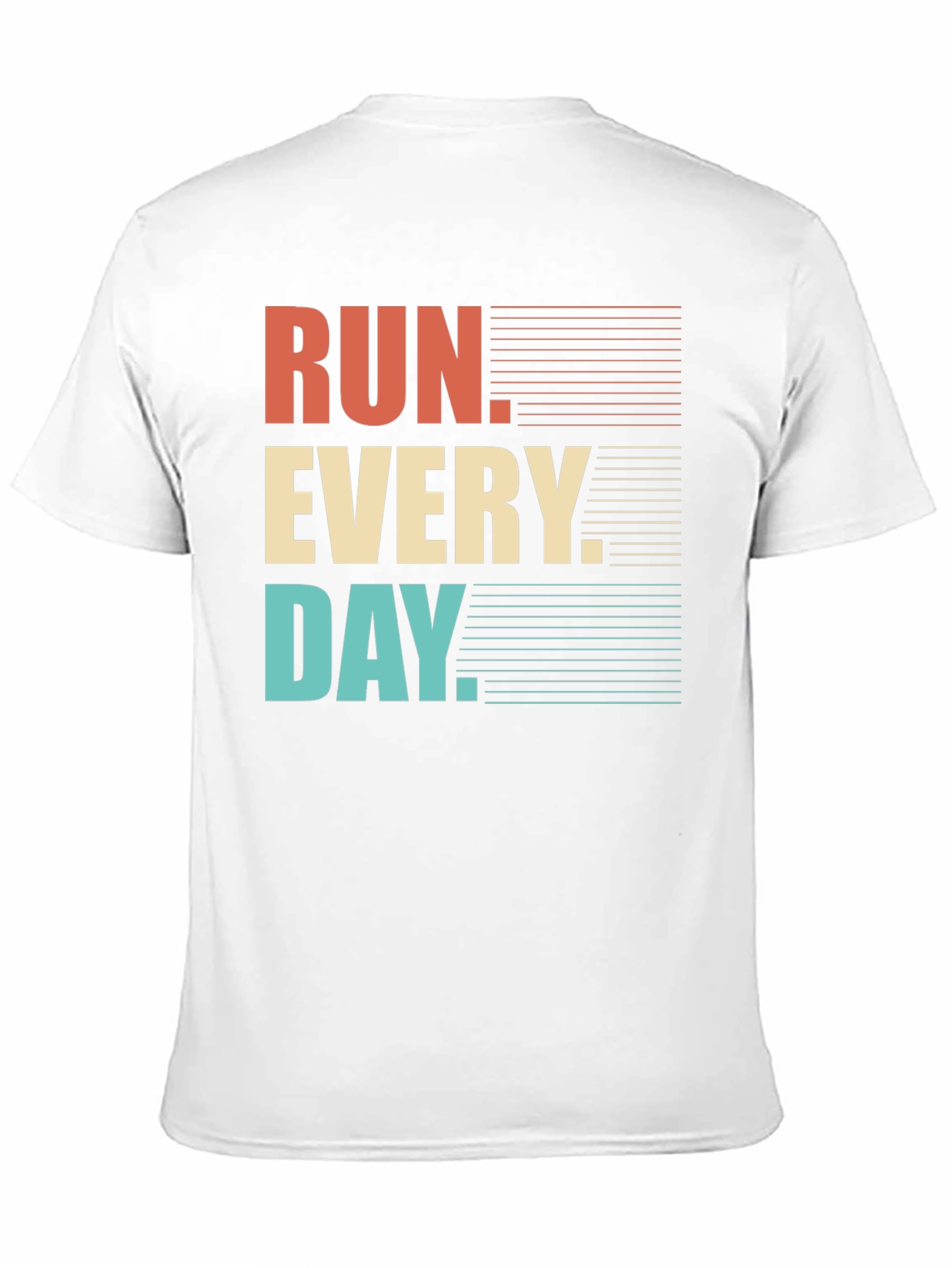 Run Every Day Graphic Tee - Retro Style