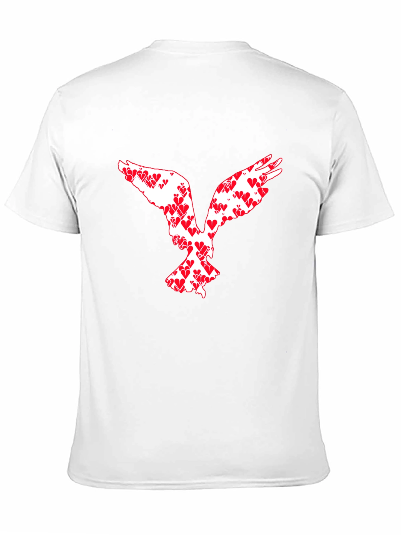 Heart Dove Graphic Tee - Black