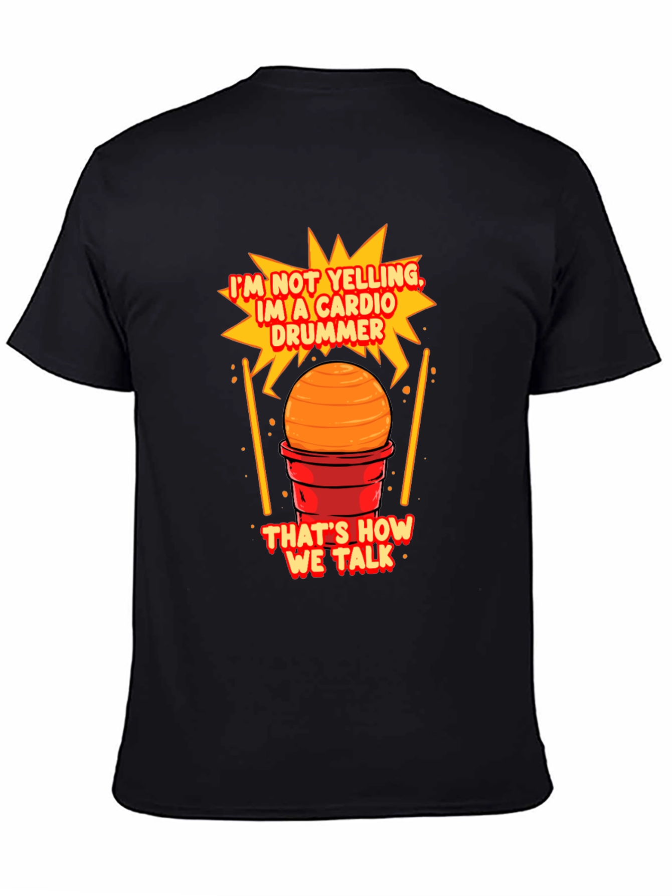 Cardio Drummer T-Shirt - Funny Musician Tee