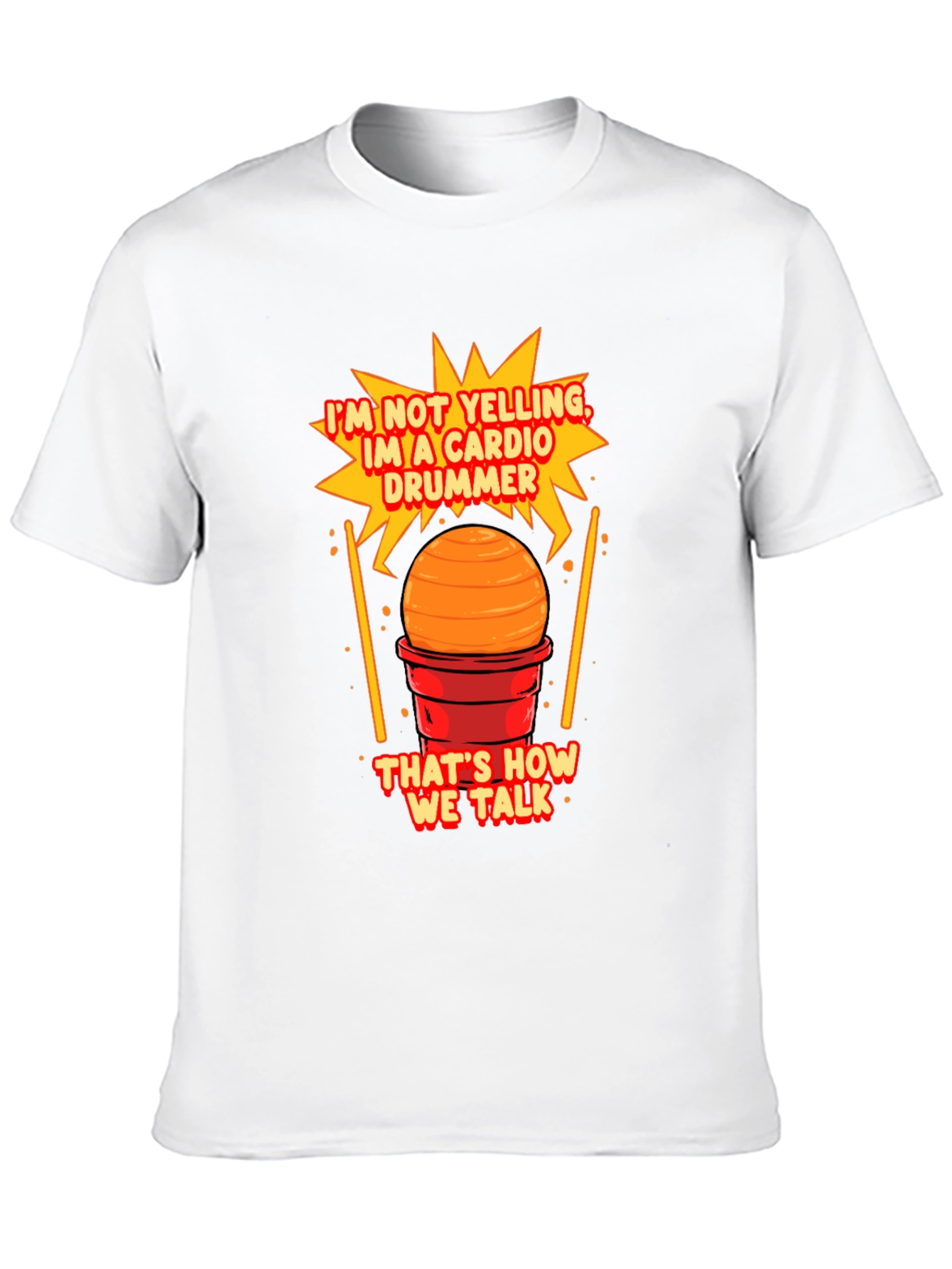 Cardio Drummer T-Shirt - Funny Musician Tee