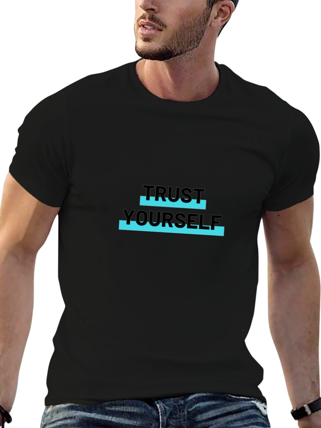 Trust Yourself Graphic Tee - Black
