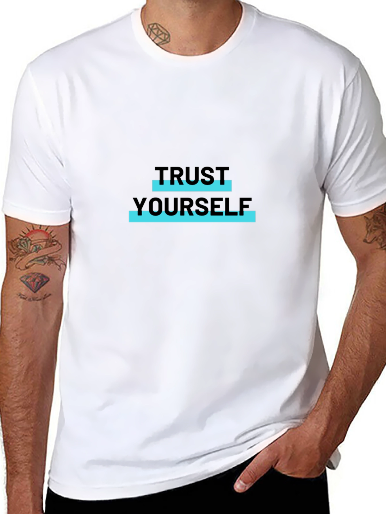 Trust Yourself Graphic Tee - Black