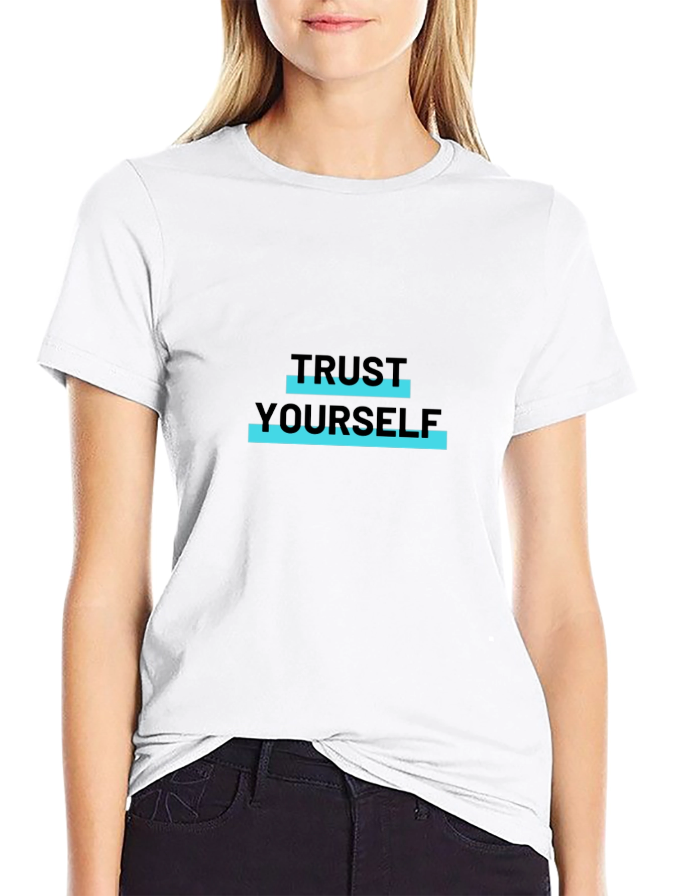 Trust Yourself Graphic Tee - Black
