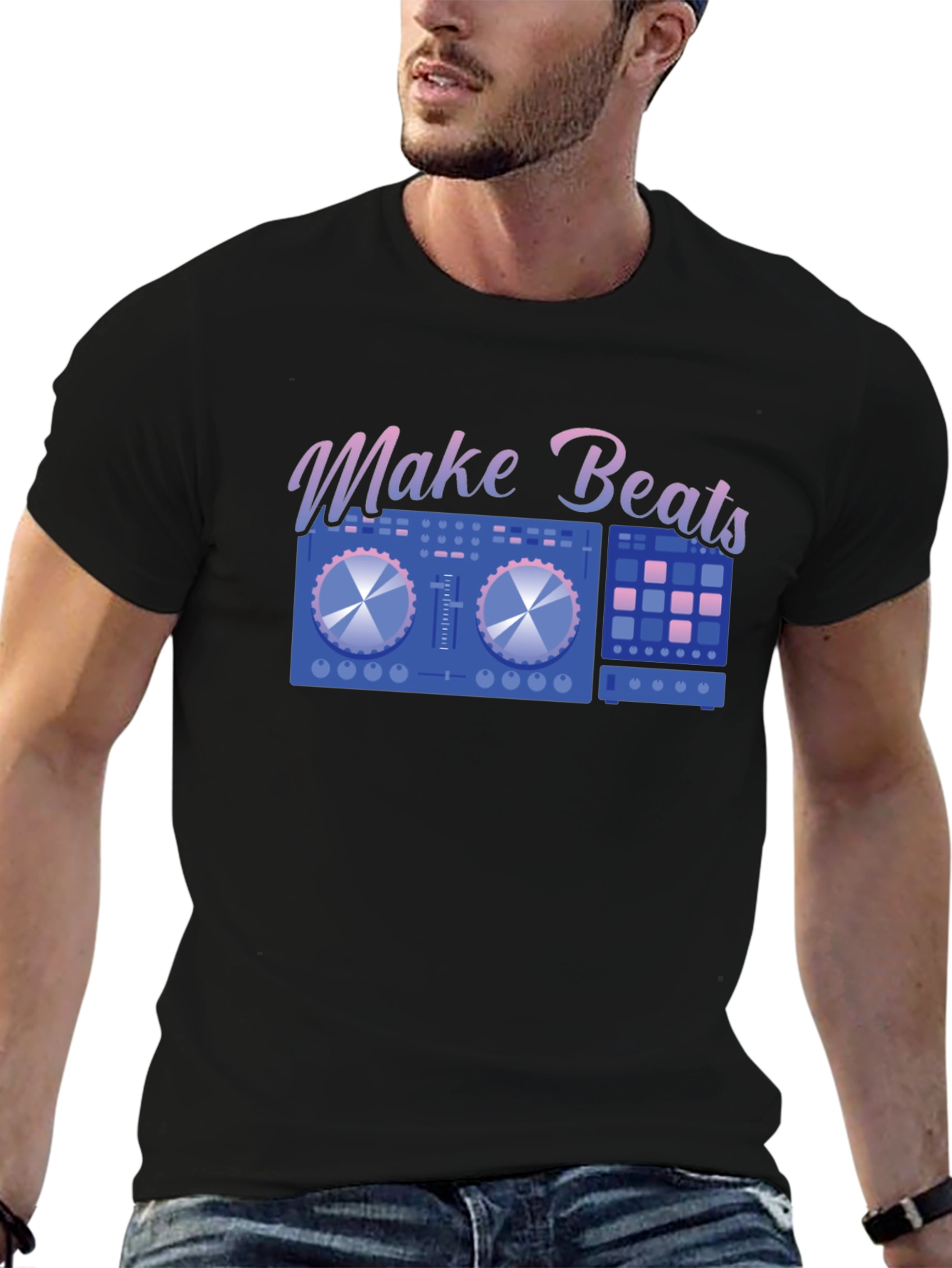 Make Beats T-Shirt - DJ Producer Music Tee
