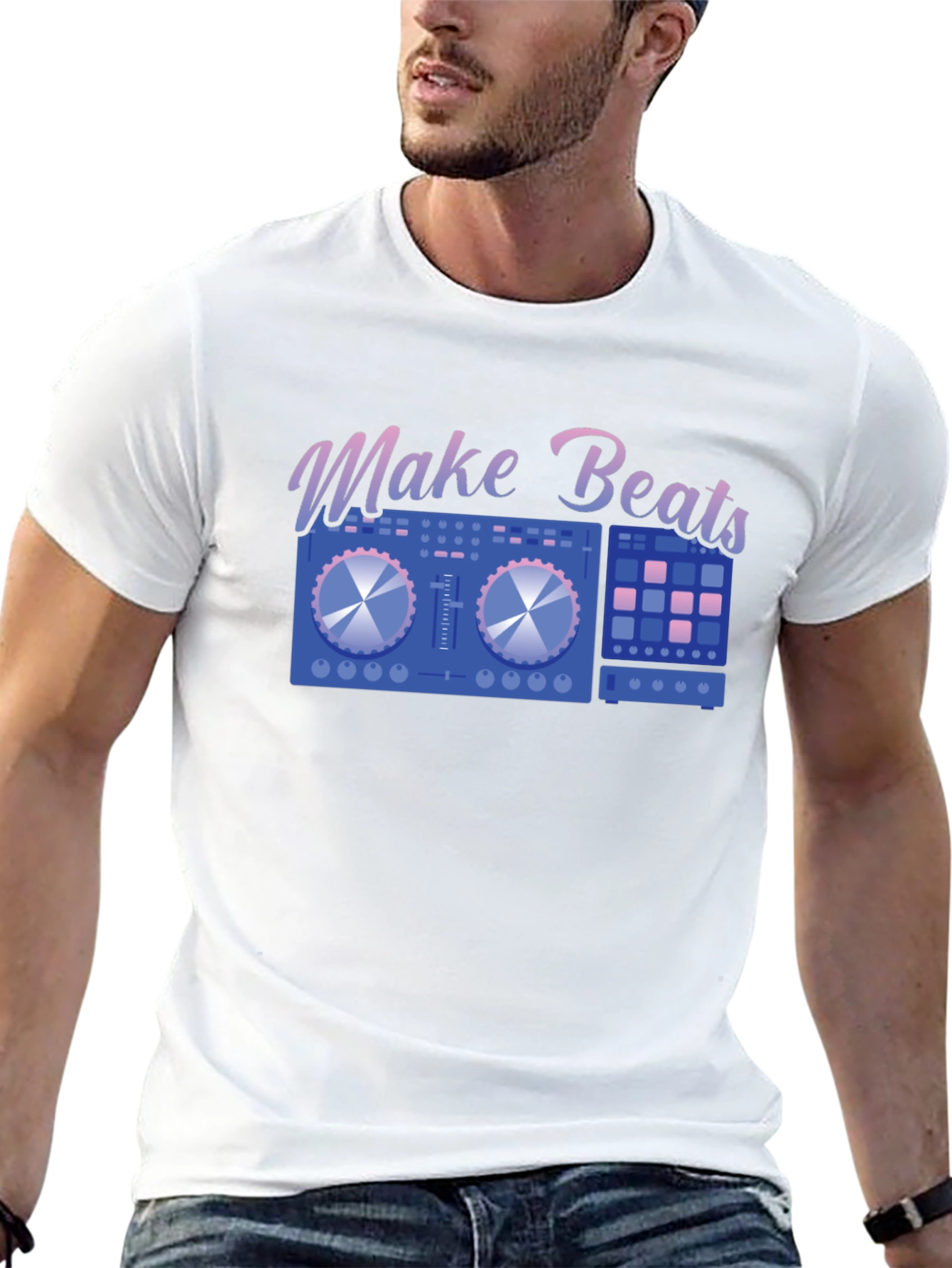 Make Beats T-Shirt - DJ Producer Music Tee