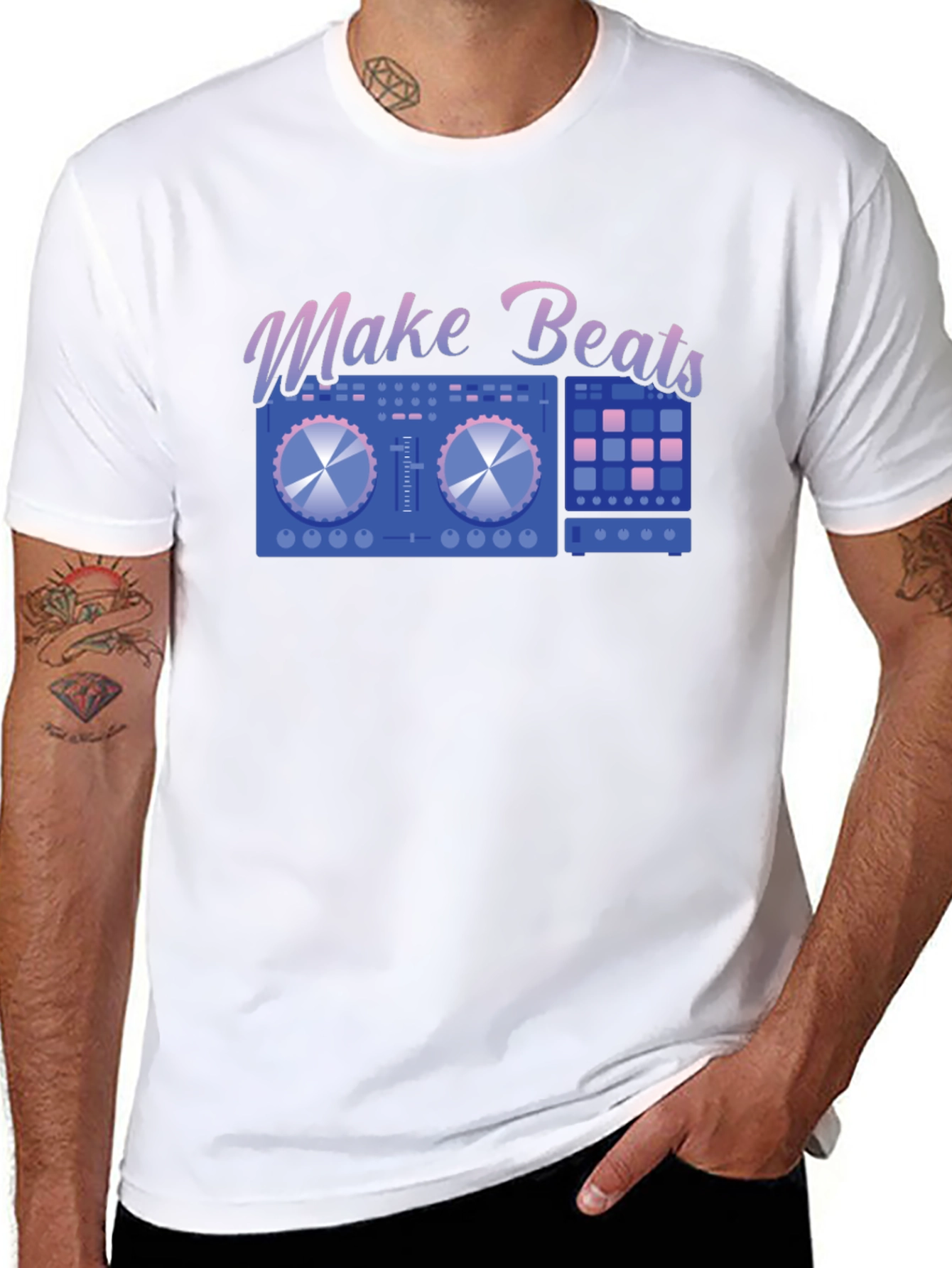 Make Beats T-Shirt - DJ Producer Music Tee