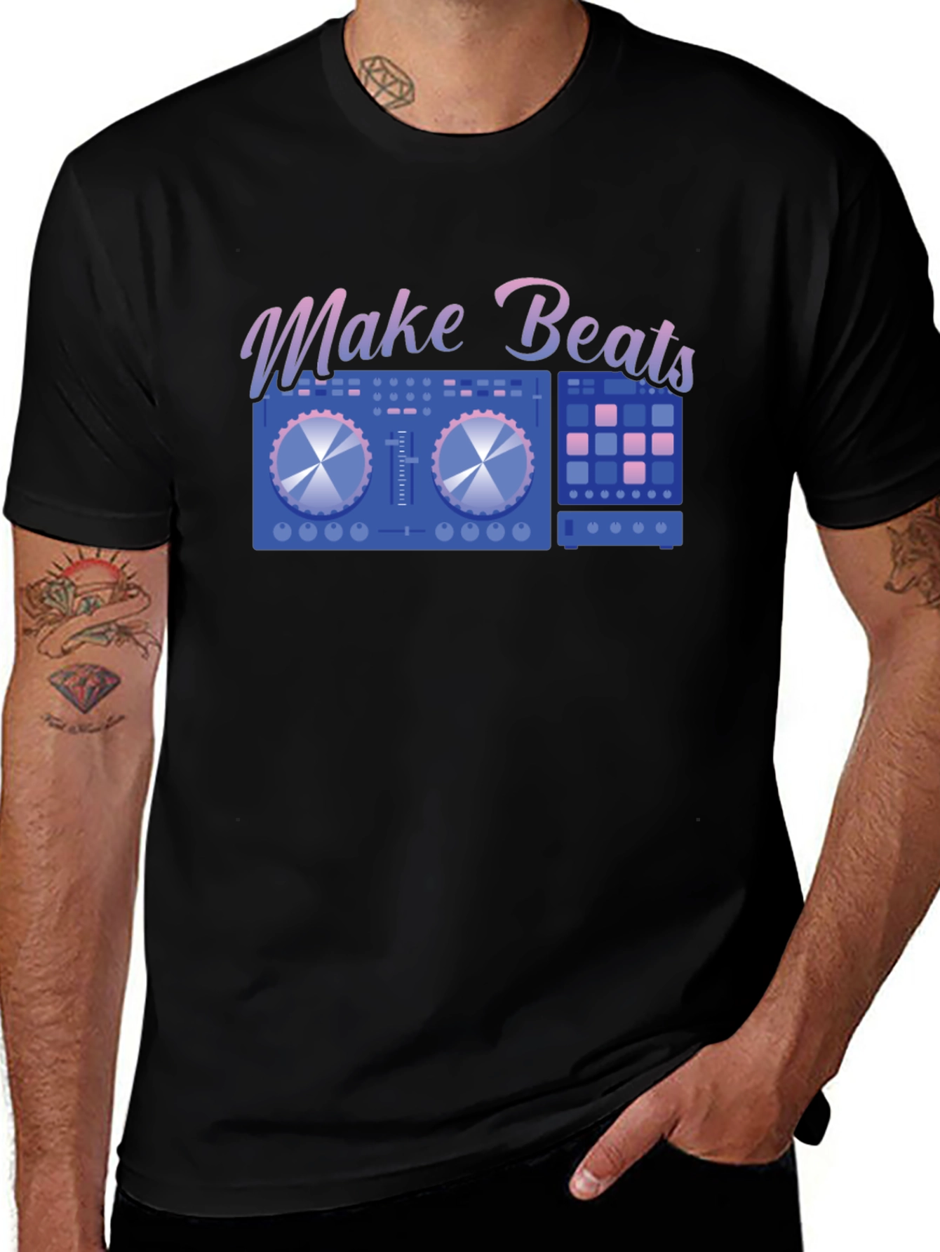 Make Beats T-Shirt - DJ Producer Music Tee