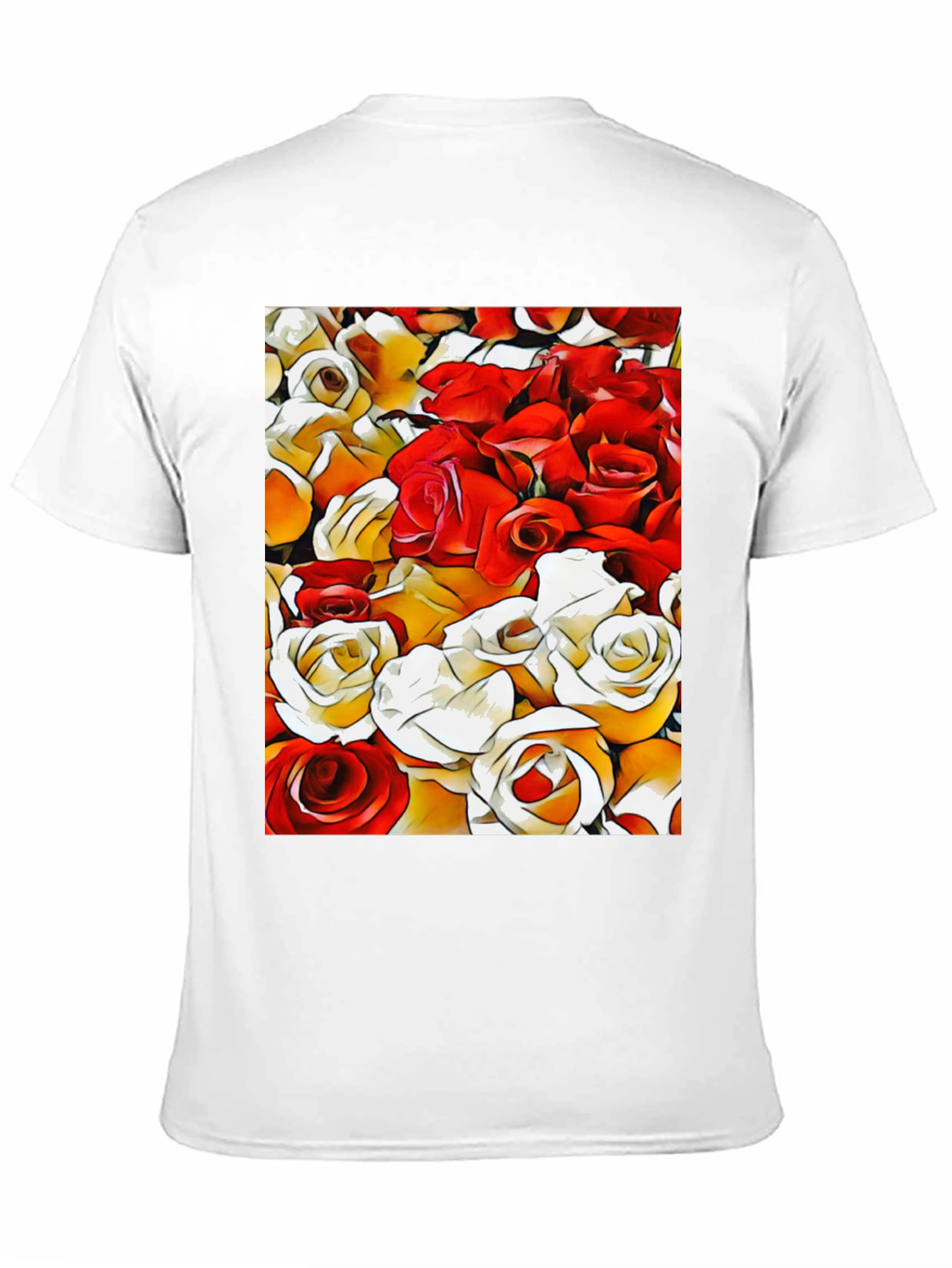 Floral Rose Graphic T-Shirt