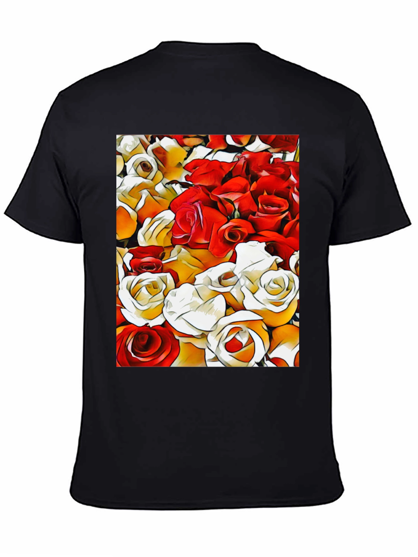 Floral Rose Graphic T-Shirt