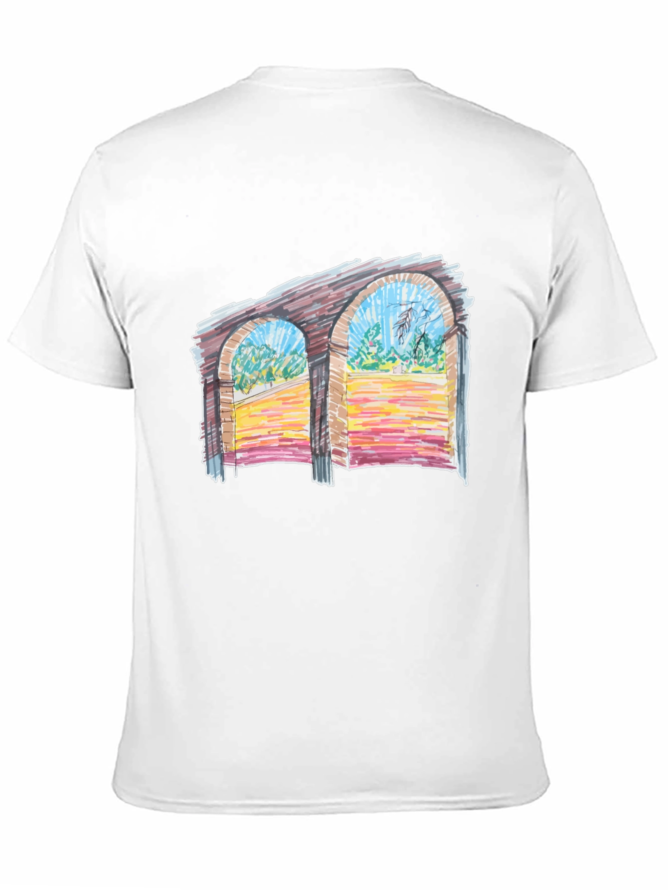 Artistic Archway T-Shirt - Unique Graphic Tee