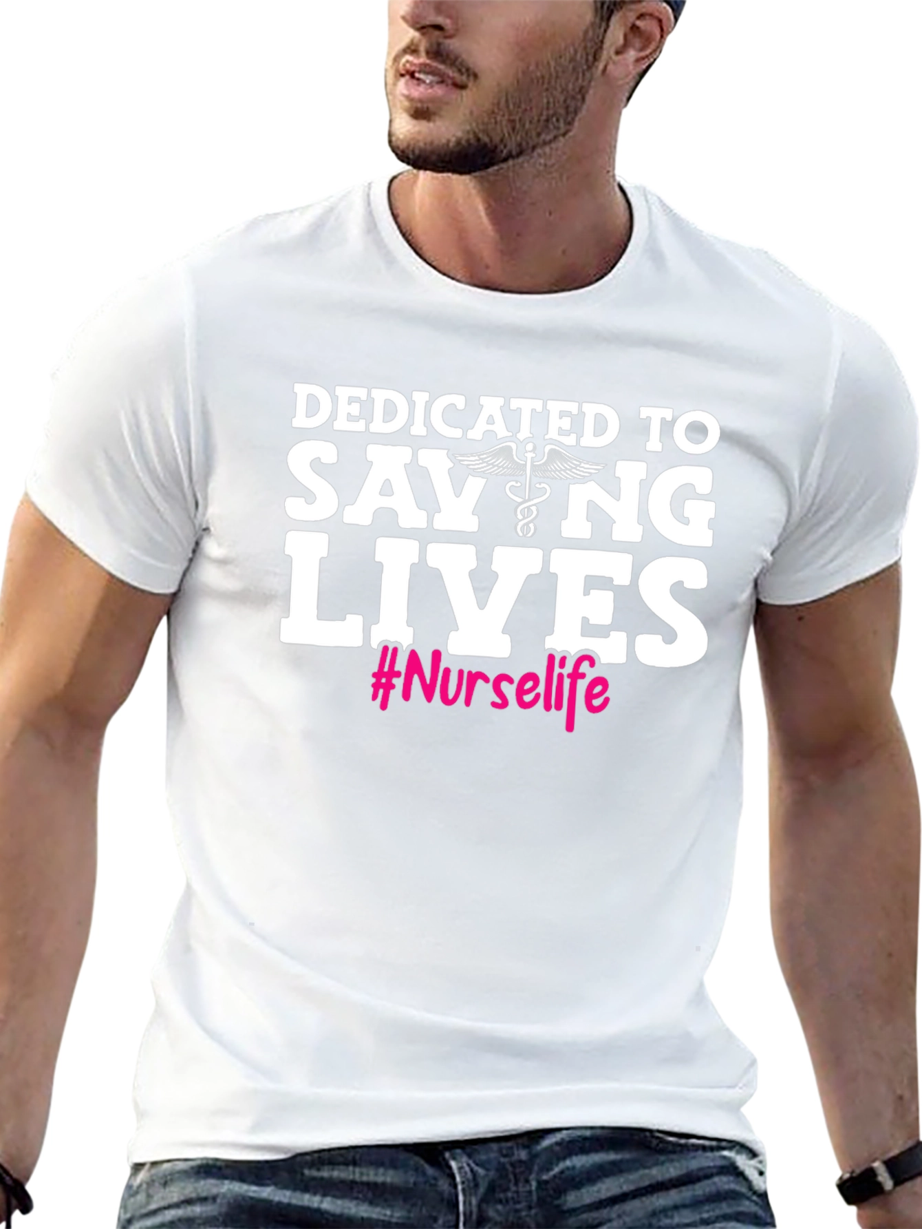 Nurse Life T-Shirt - Dedicated to Saving Lives