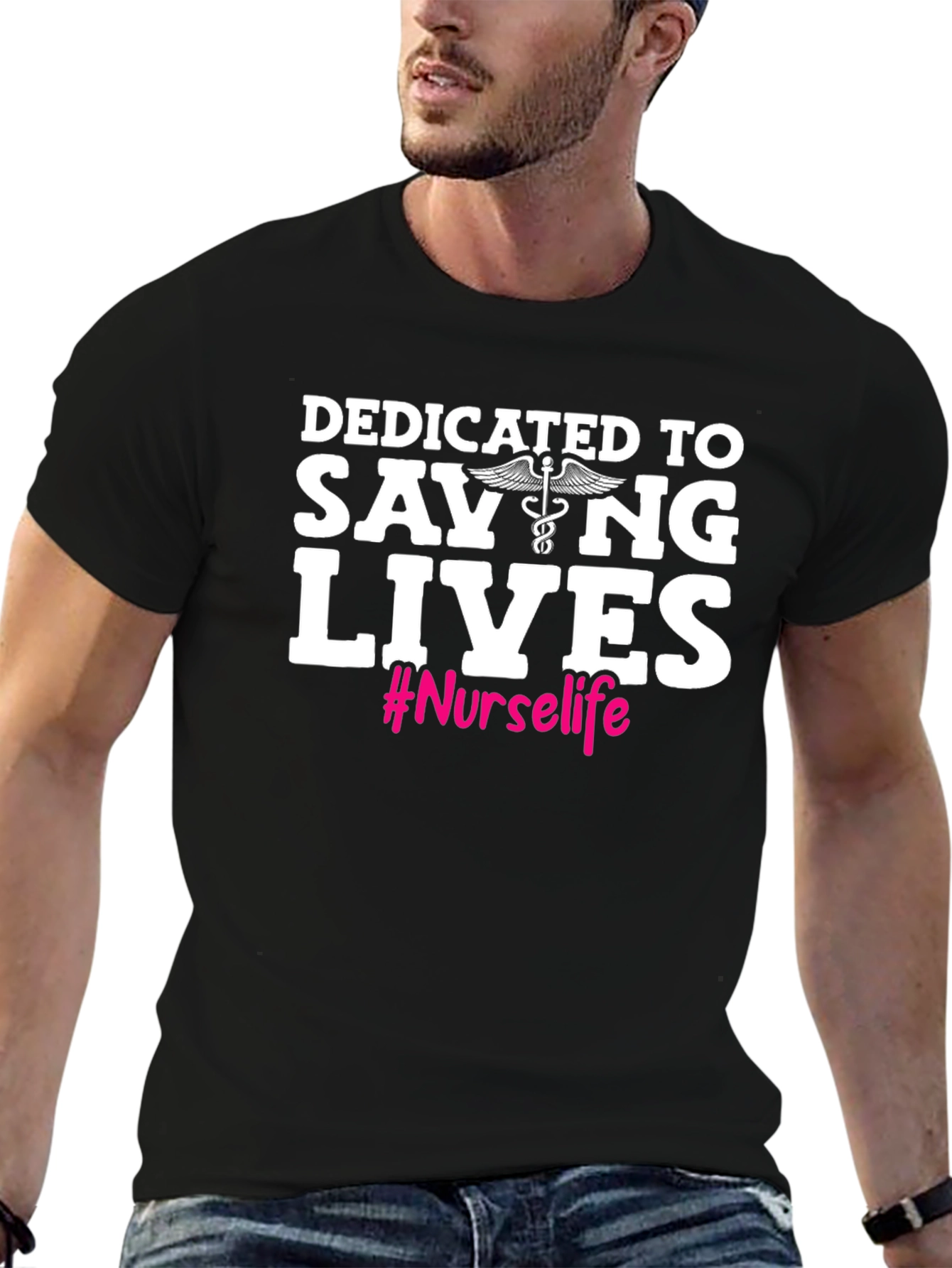 Nurse Life T-Shirt - Dedicated to Saving Lives