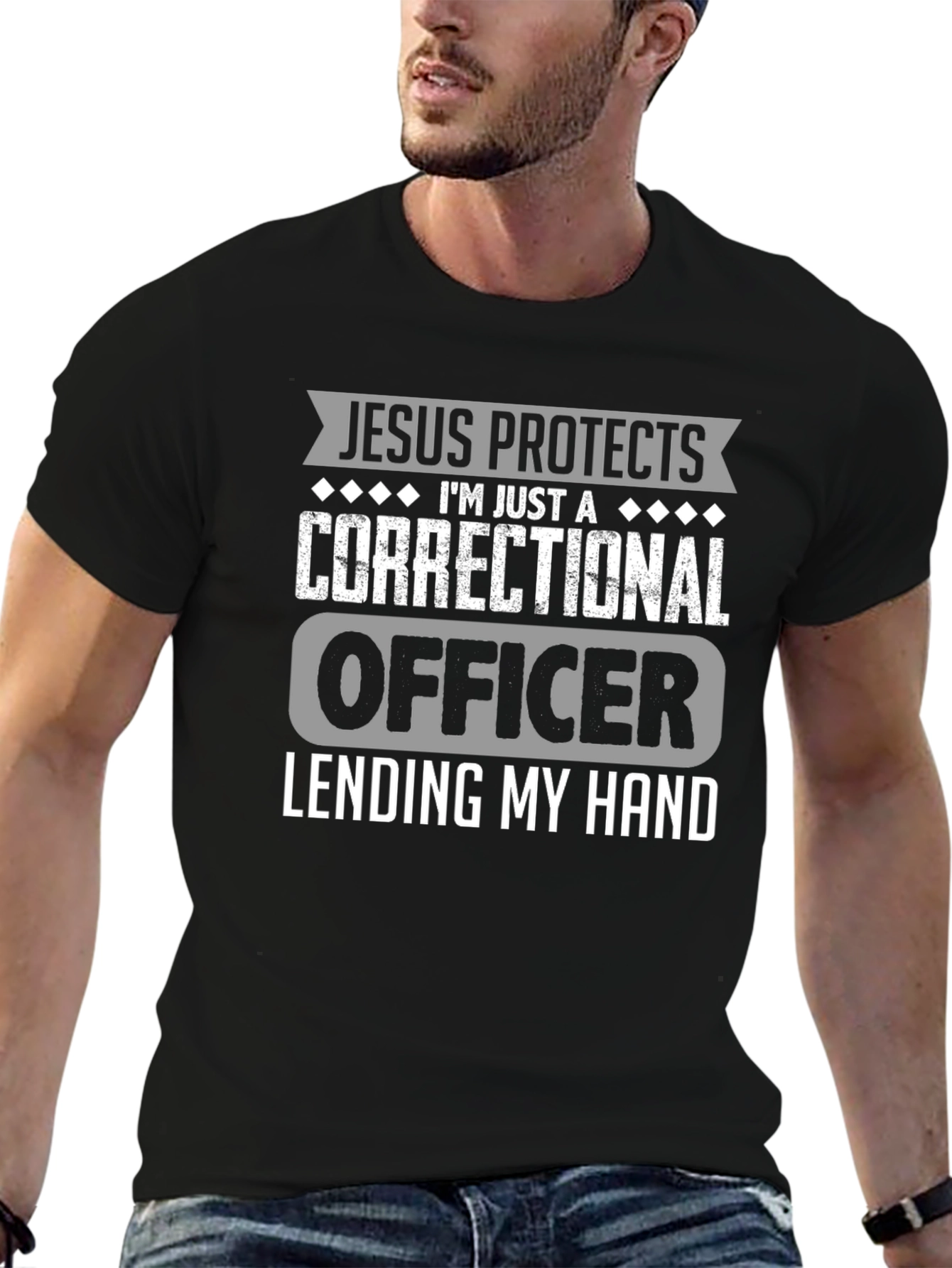 Jesus Protects Correctional Officer T-Shirt