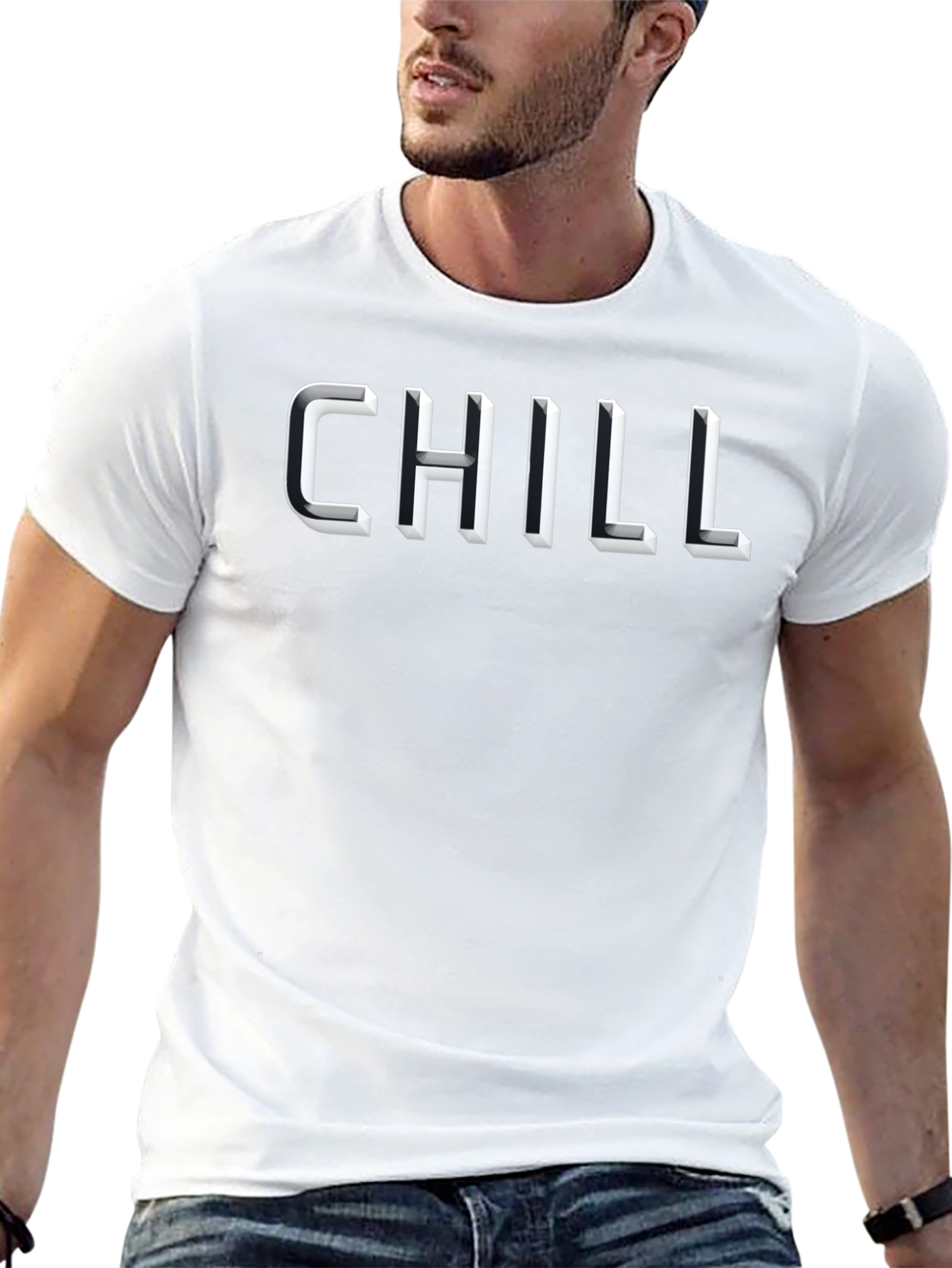 Chill Graphic Tee - Stylish Comfort