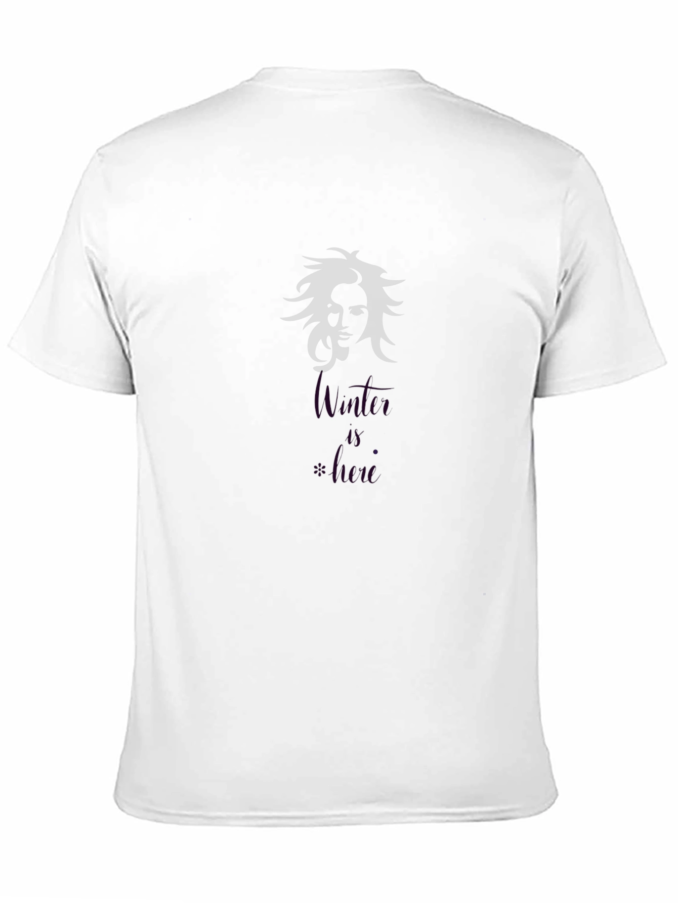 Winter is Here T-Shirt Black Graphic Tee