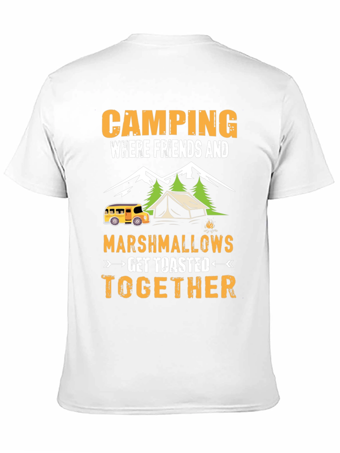 Camping Friends Marshmallows T-Shirt