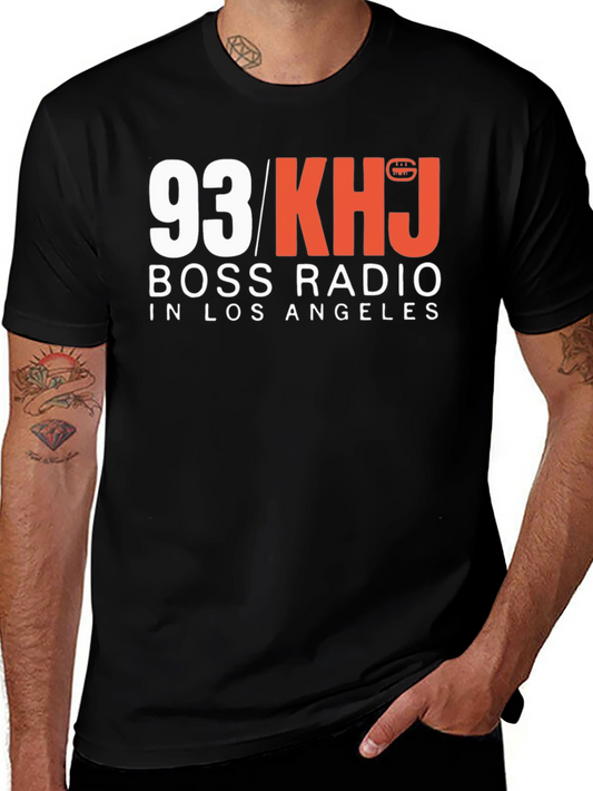 93 KHJ Boss Radio T-Shirt - Los Angeles Classic Retro