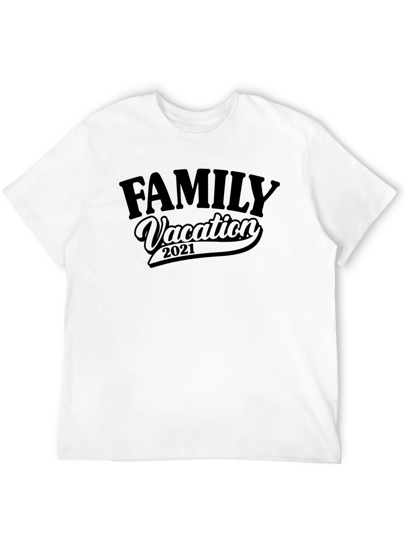 Family Vacation 2021 Black T-Shirt