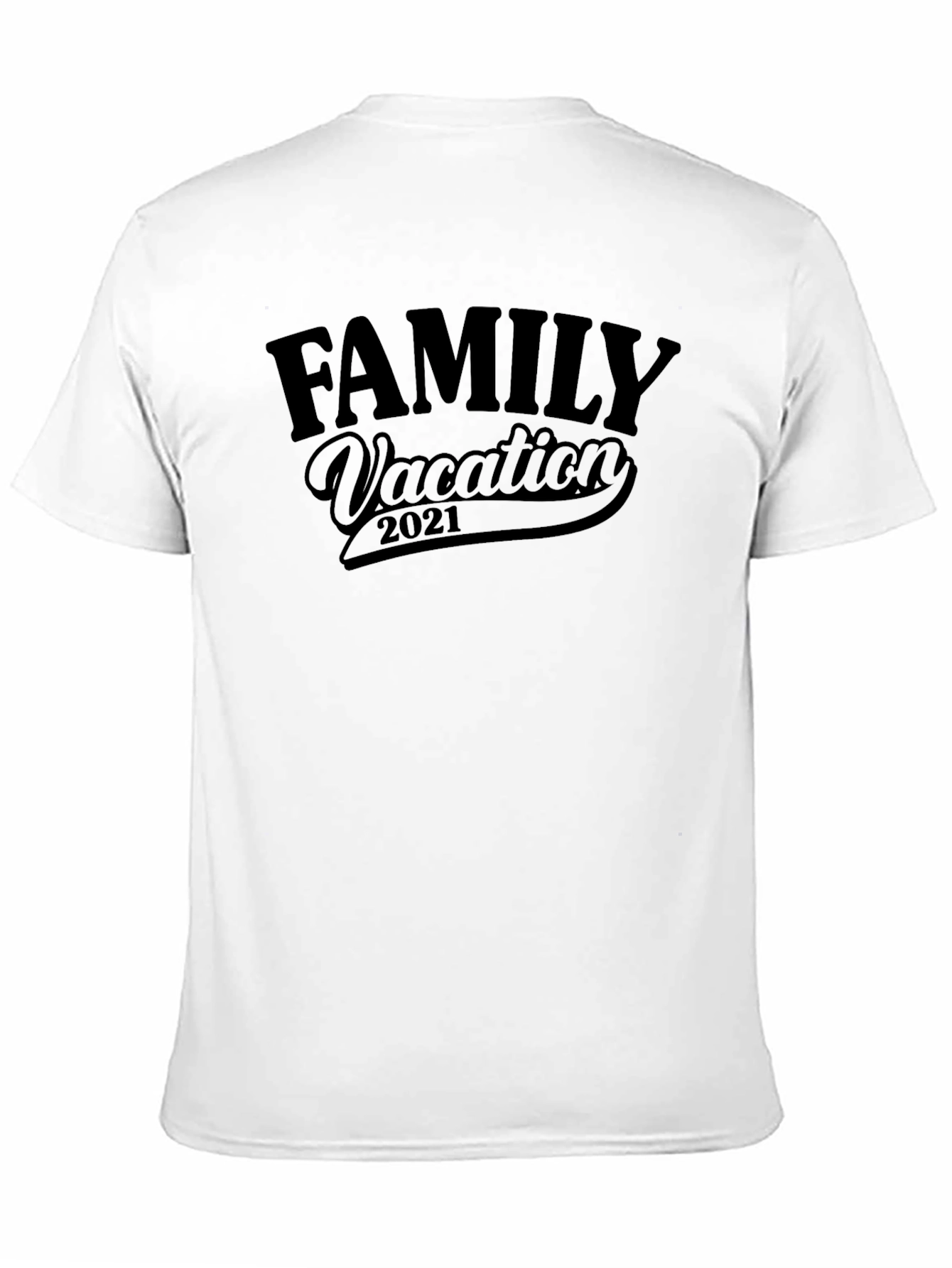 Family Vacation 2021 Black T-Shirt