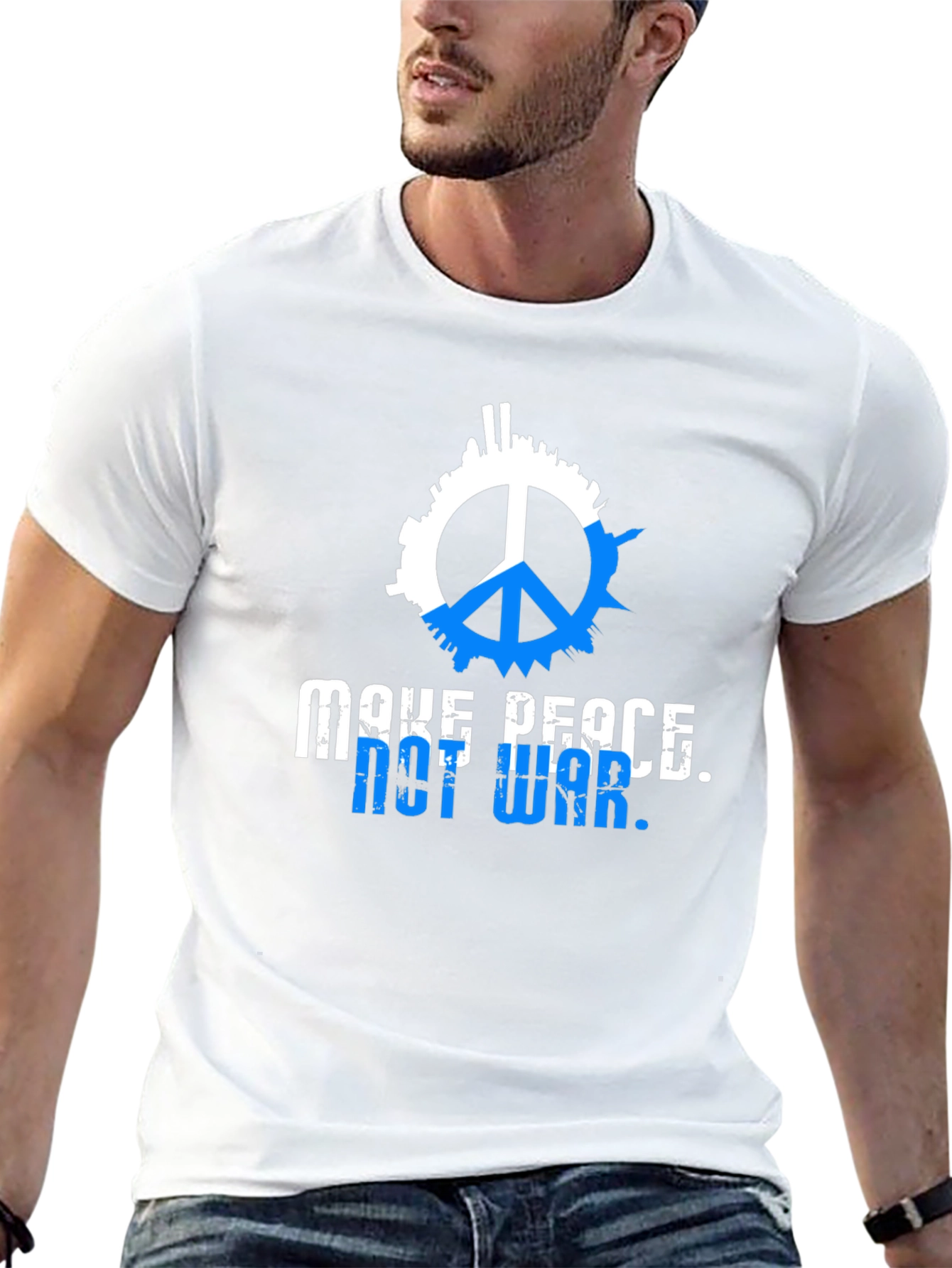 Make Peace T-Shirt - Anti-War Graphic Tee