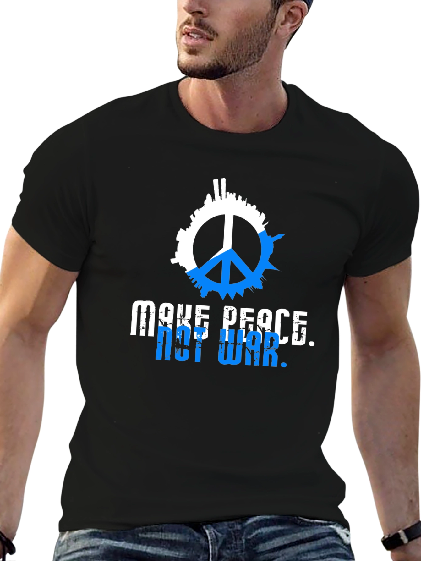 Make Peace T-Shirt - Anti-War Graphic Tee
